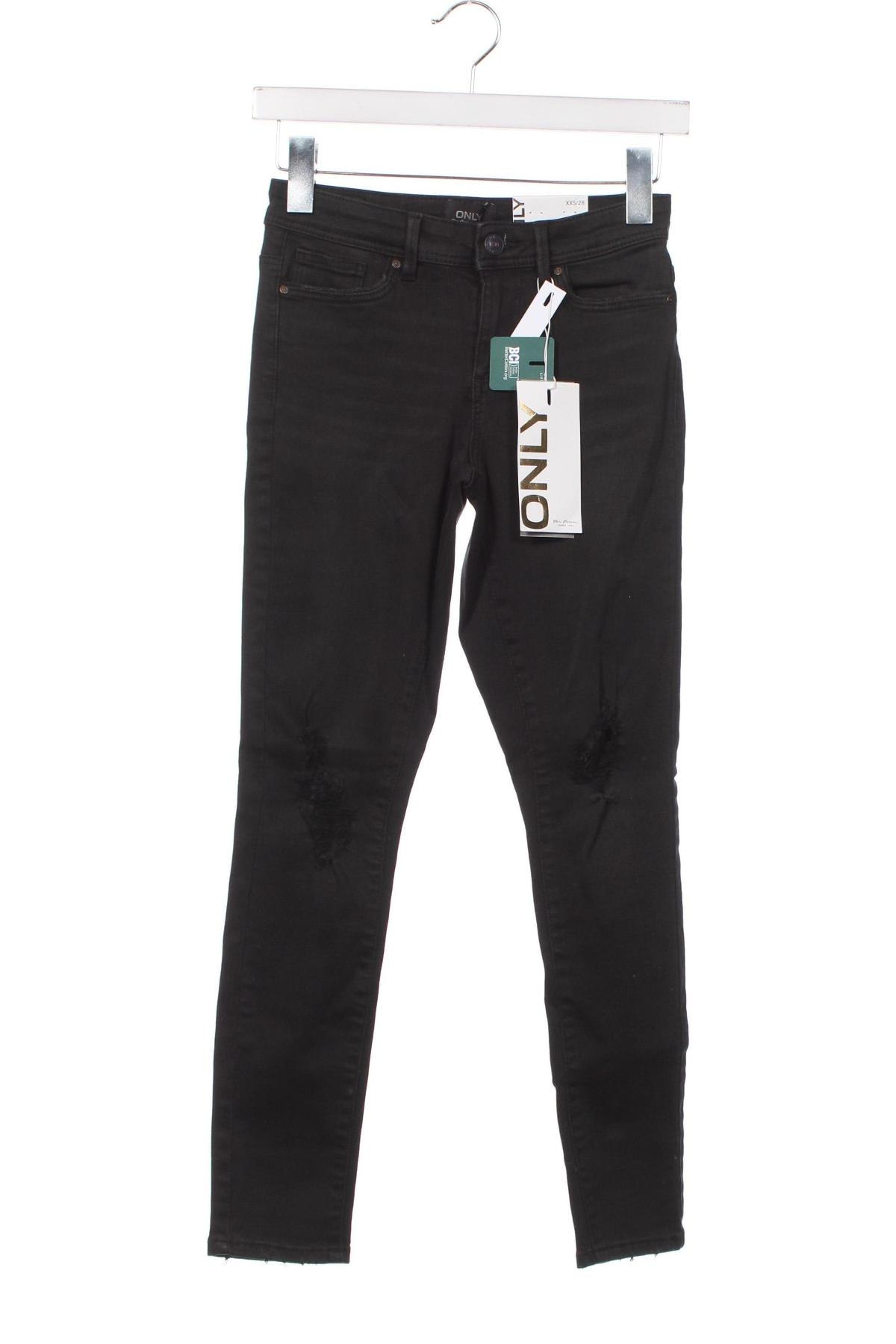 Damen Jeans ONLY, Größe XXS, Farbe Schwarz, Preis 9,46 €