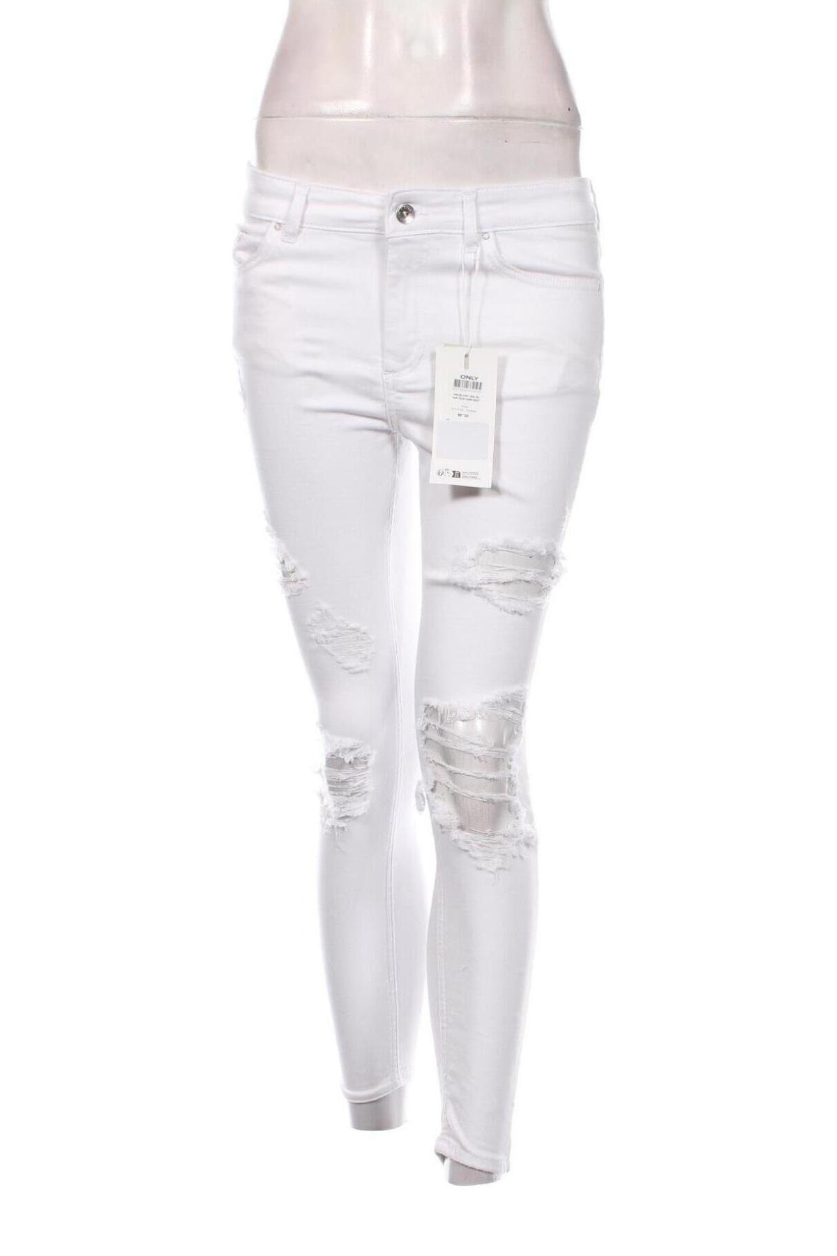 Damen Jeans ONLY, Größe M, Farbe Weiß, Preis 12,97 €