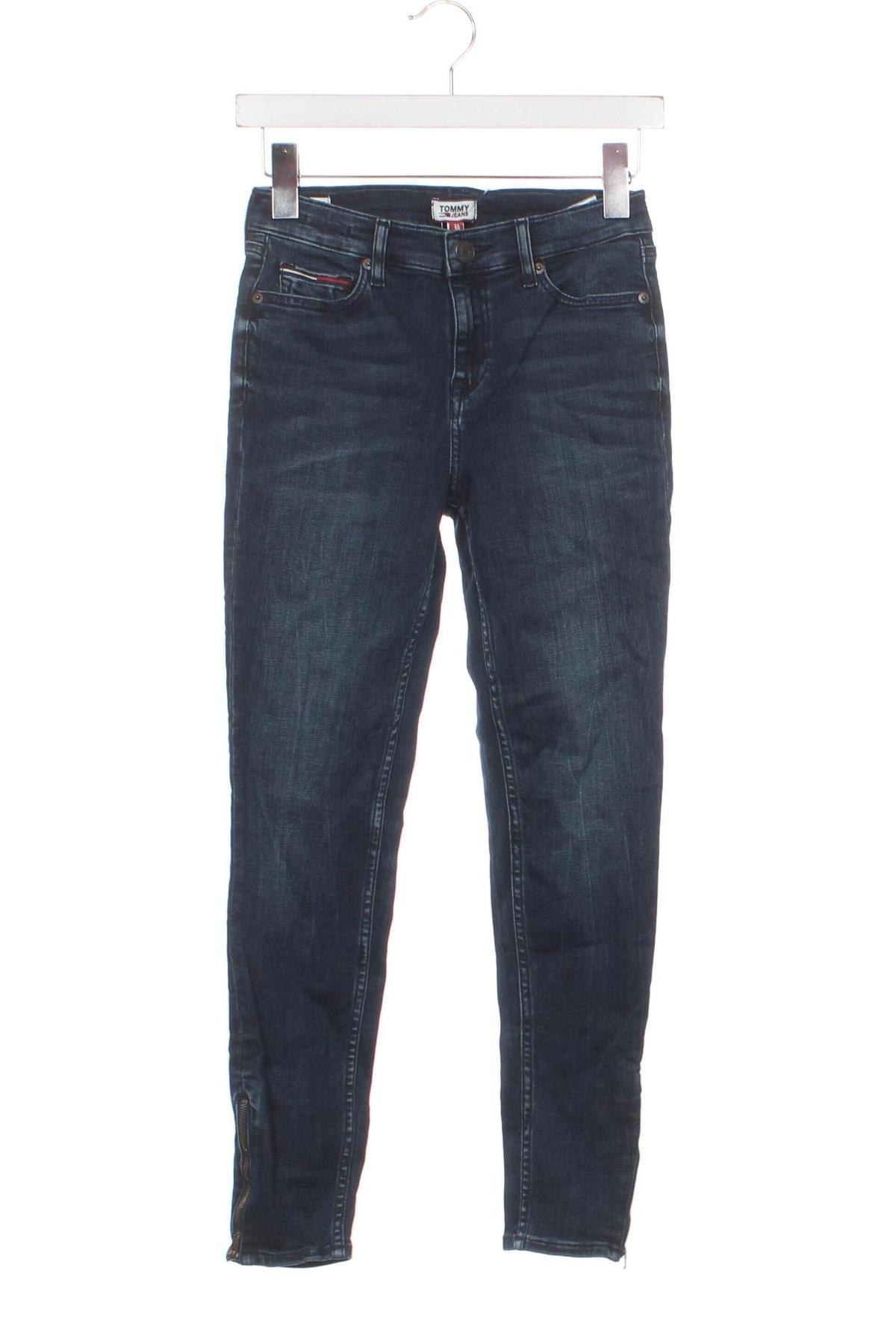 Дамски дънки Tommy Jeans, Размер S, Цвят Син, Цена 57,30 лв.
