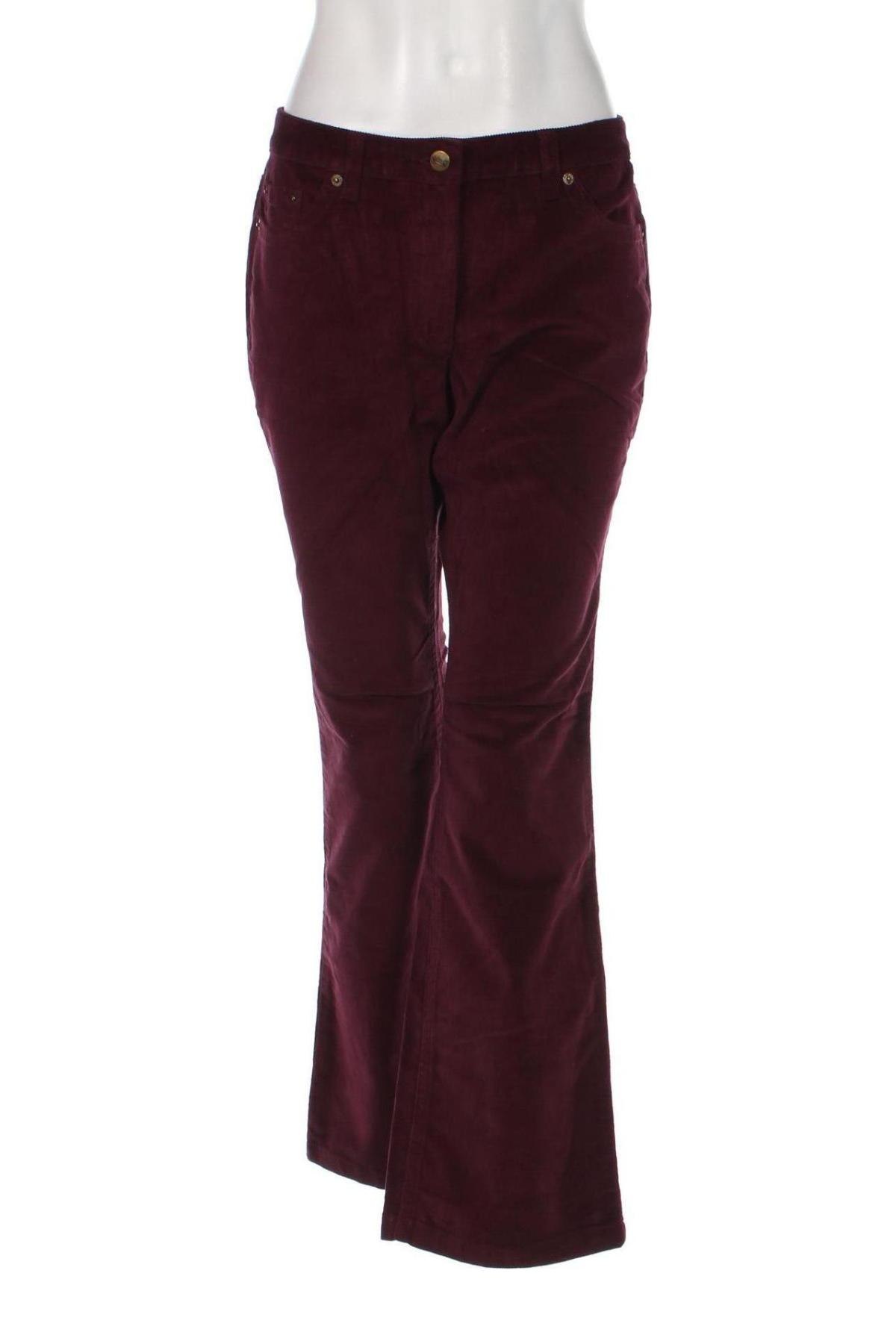 Pantaloni de velvet de femei Cheer, Mărime S, Culoare Mov, Preț 39,34 Lei