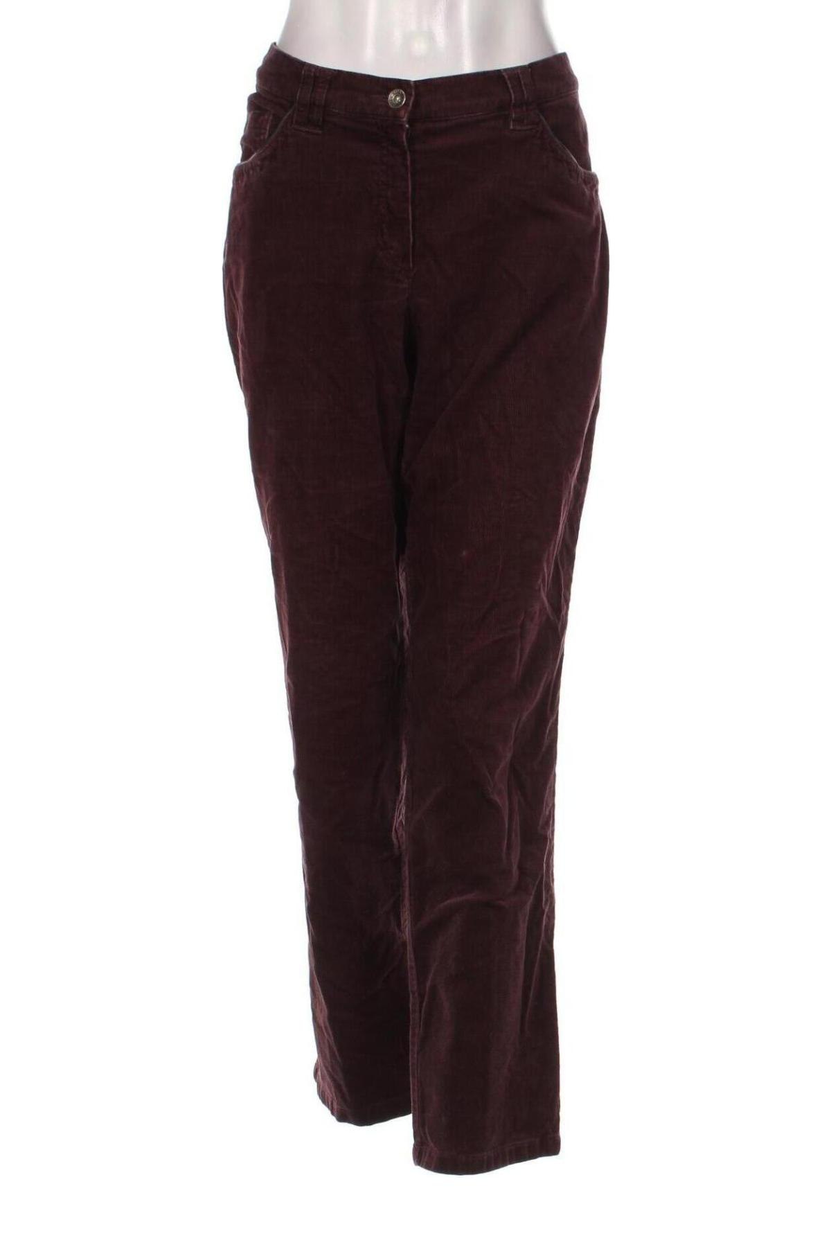 Дамски джинси Peter Hahn, Размер L, Цвят Червен, Цена 9,31 лв.