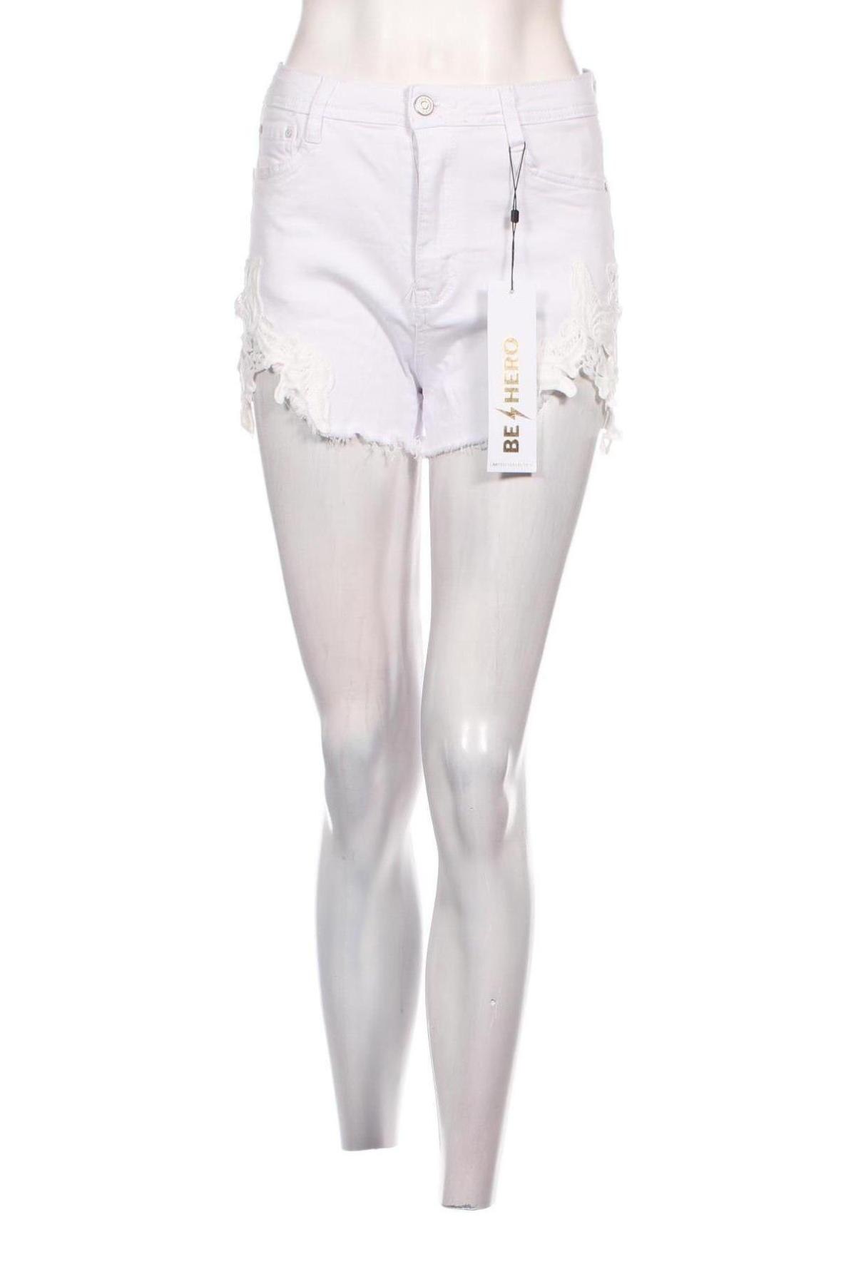 Дамски къс панталон Answear, Размер L, Цвят Бял, Цена 23,87 лв.
