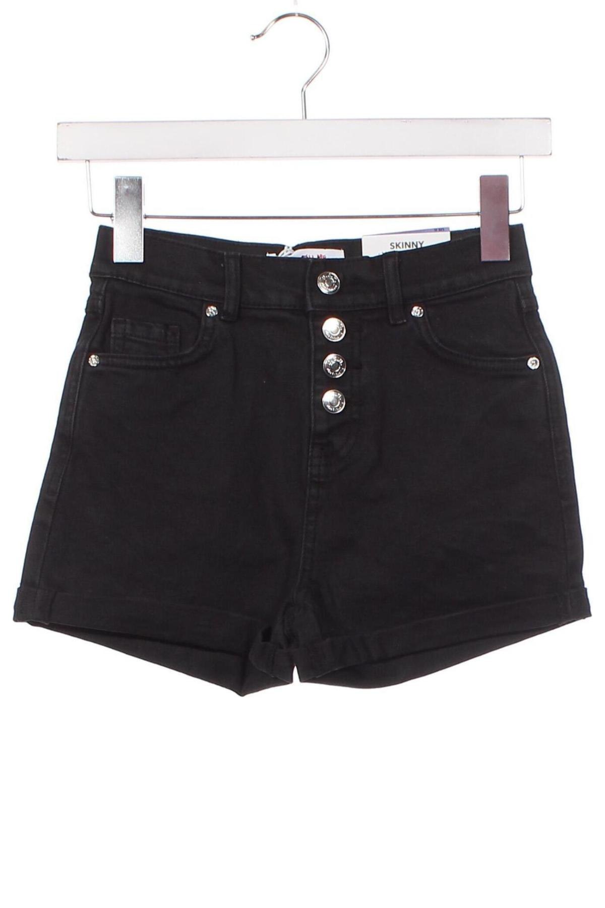 Pantaloni scurți de femei Jennyfer, Mărime XS, Culoare Negru, Preț 36,71 Lei