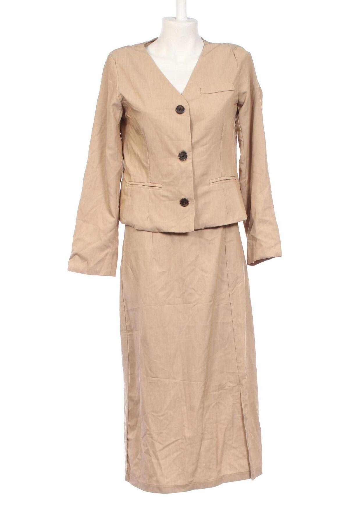 Γυναικείο κοστούμι, Μέγεθος S, Χρώμα  Μπέζ, Τιμή 53,81 €