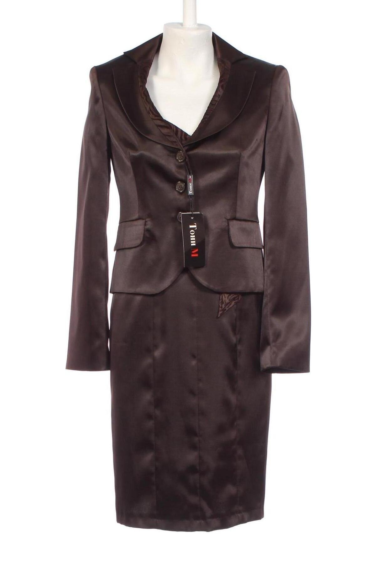 Γυναικείο κοστούμι, Μέγεθος M, Χρώμα Καφέ, Τιμή 15,89 €