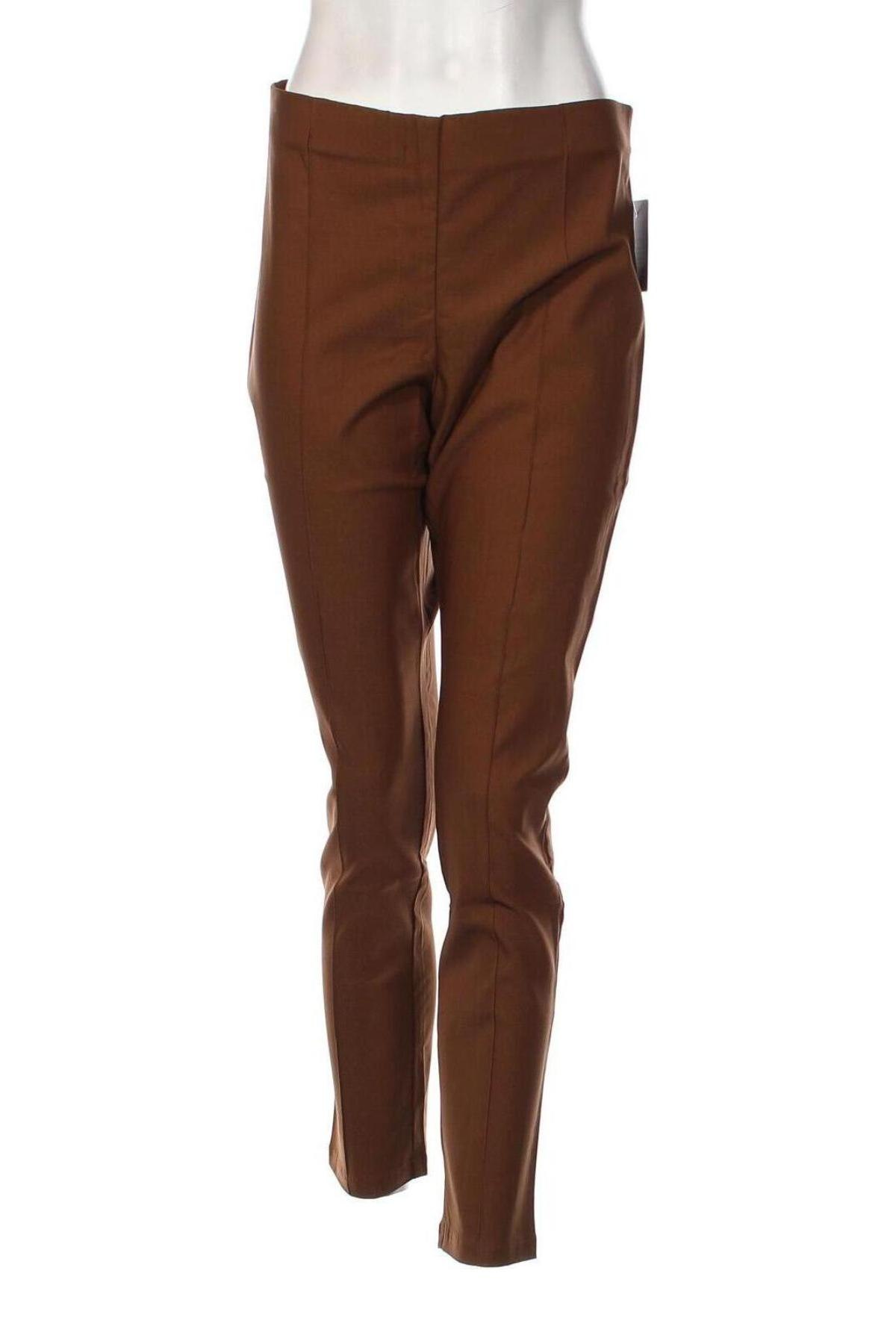 Pantaloni de femei Schiffhauer, Mărime L, Culoare Maro, Preț 52,66 Lei