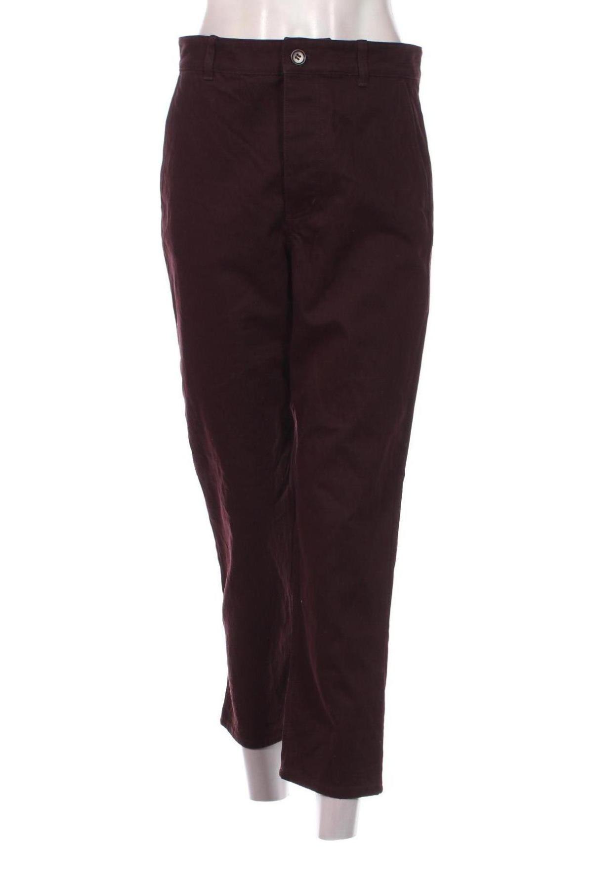 Дамски панталон COS, Размер S, Цвят Червен, Цена 32,59 лв.