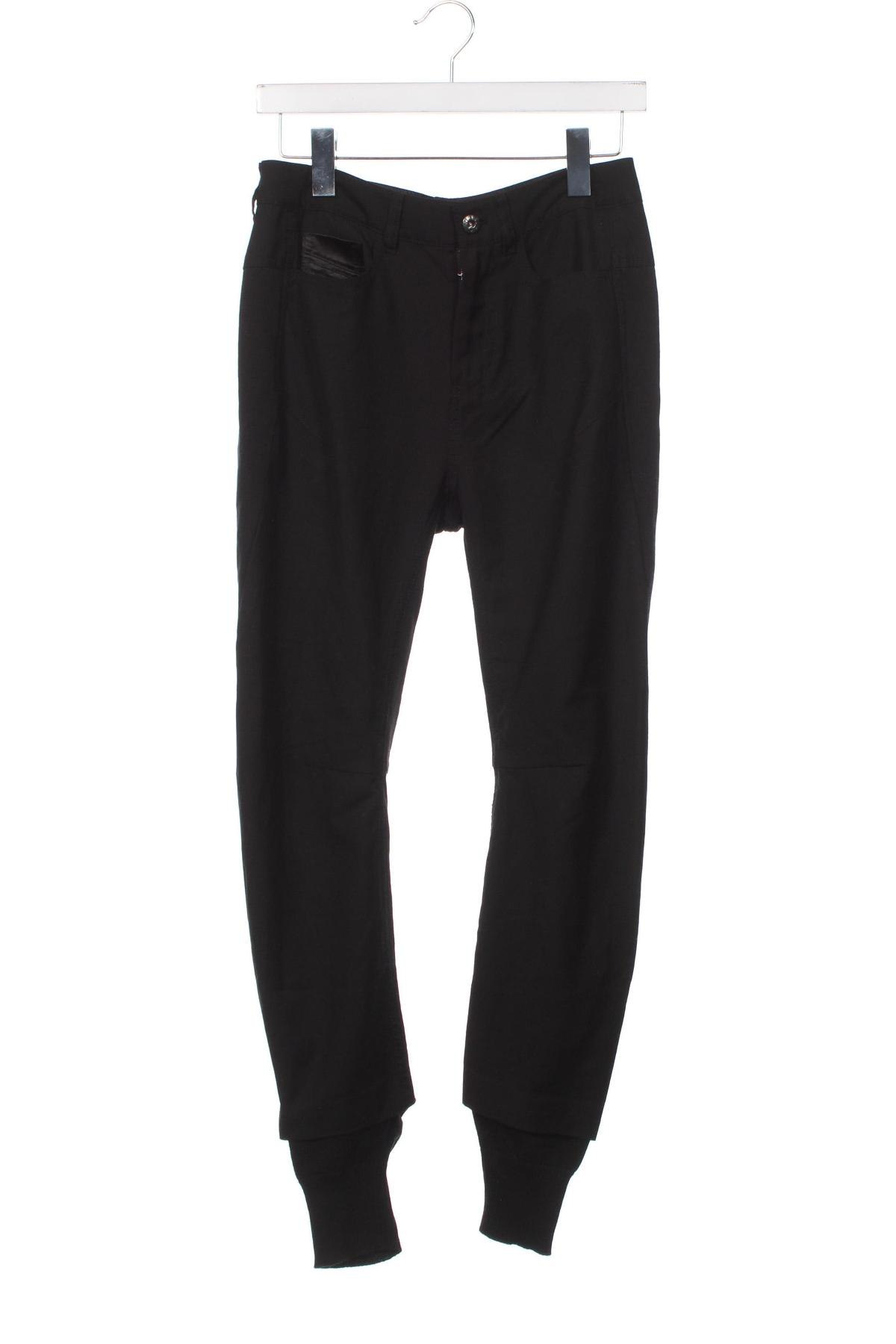 Дамски панталон Diesel, Размер XS, Цвят Черен, Цена 135,00 лв.