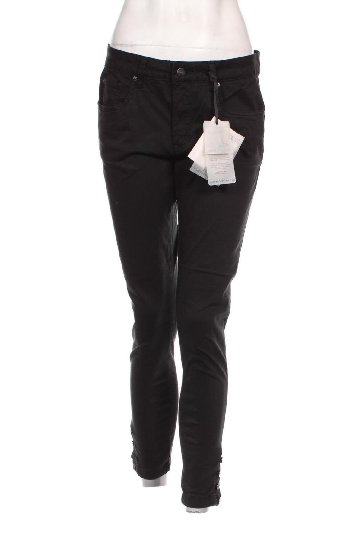 Дамски панталон Dranella, Размер L, Цвят Черен, Цена 21,75 лв.