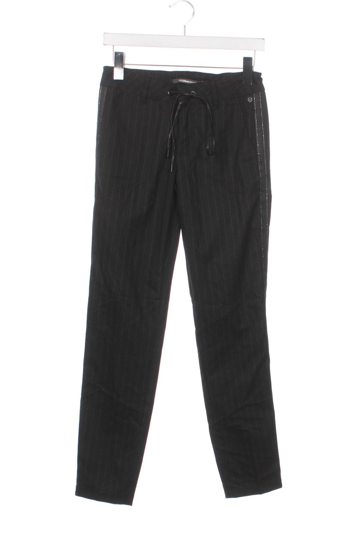 Дамски панталон Freeman T. Porter, Размер XS, Цвят Черен, Цена 8,82 лв.