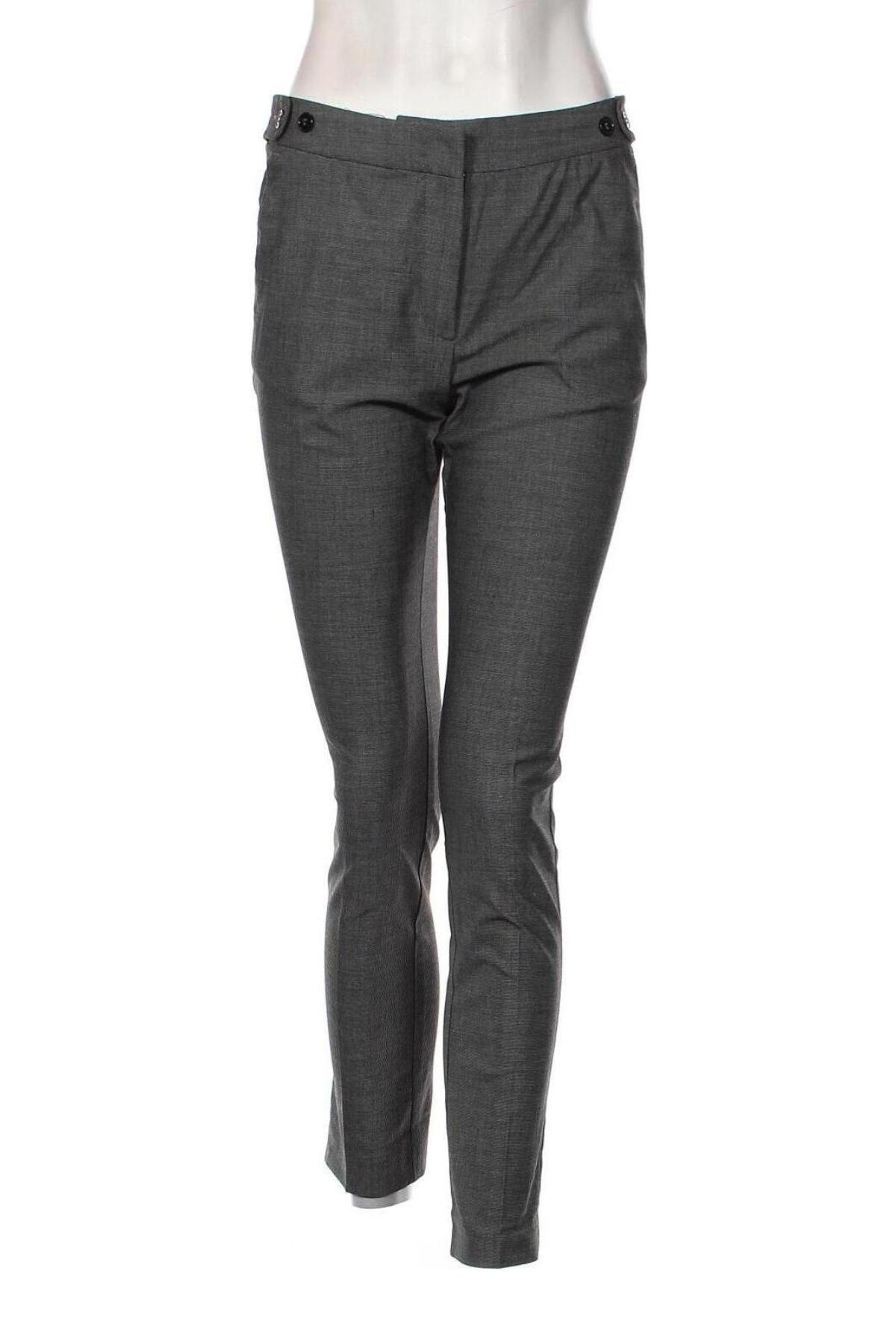 Дамски панталон H&M, Размер S, Цвят Сив, Цена 7,25 лв.