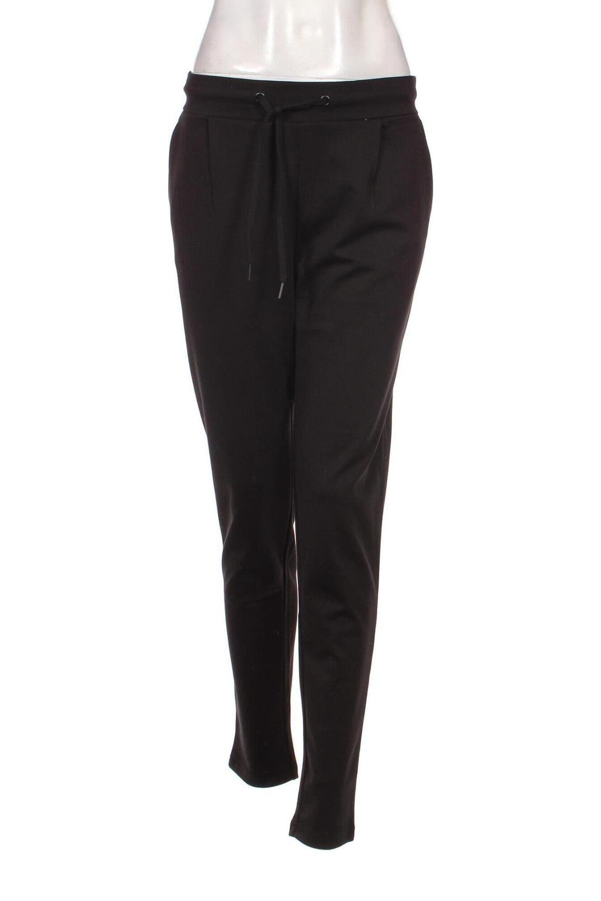 Pantaloni de femei Ichi, Mărime L, Culoare Negru, Preț 65,99 Lei