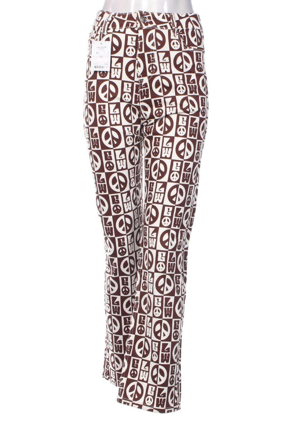Дамски панталон Jennyfer, Размер S, Цвят Кафяв, Цена 21,16 лв.
