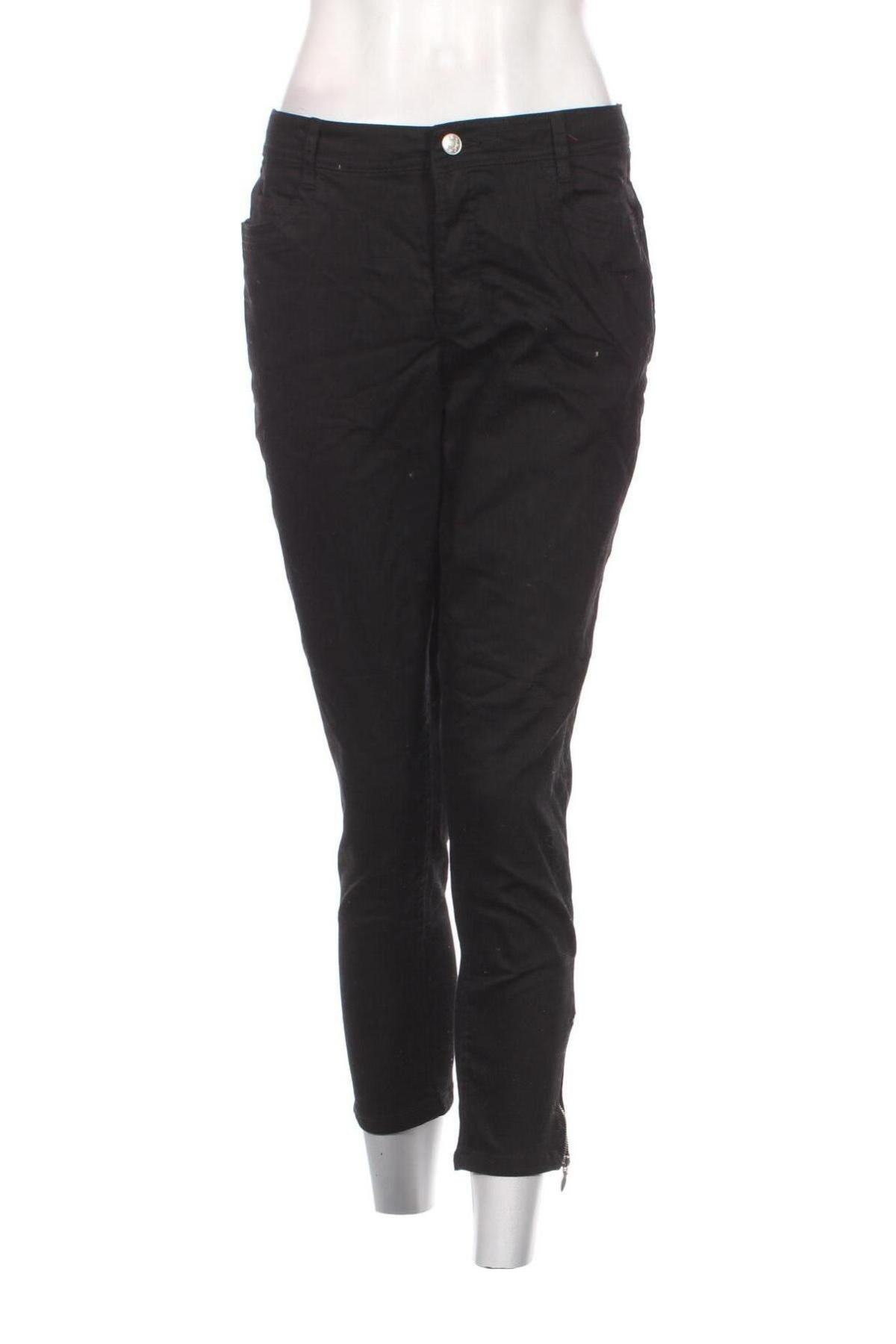 Дамски панталон Laura Torelli, Размер M, Цвят Черен, Цена 8,70 лв.