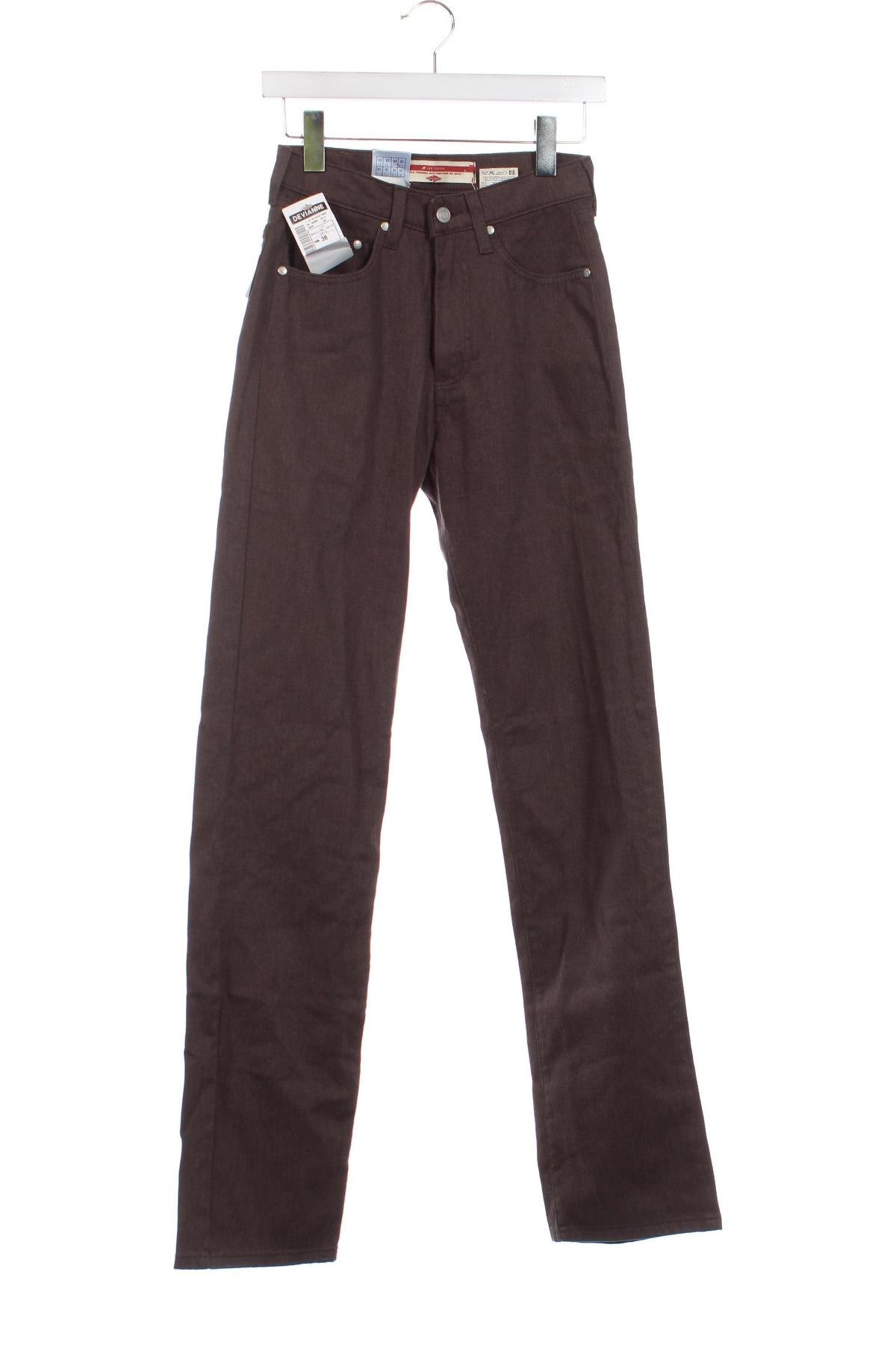 Дамски панталон Lee Cooper, Размер XS, Цвят Кафяв, Цена 14,79 лв.