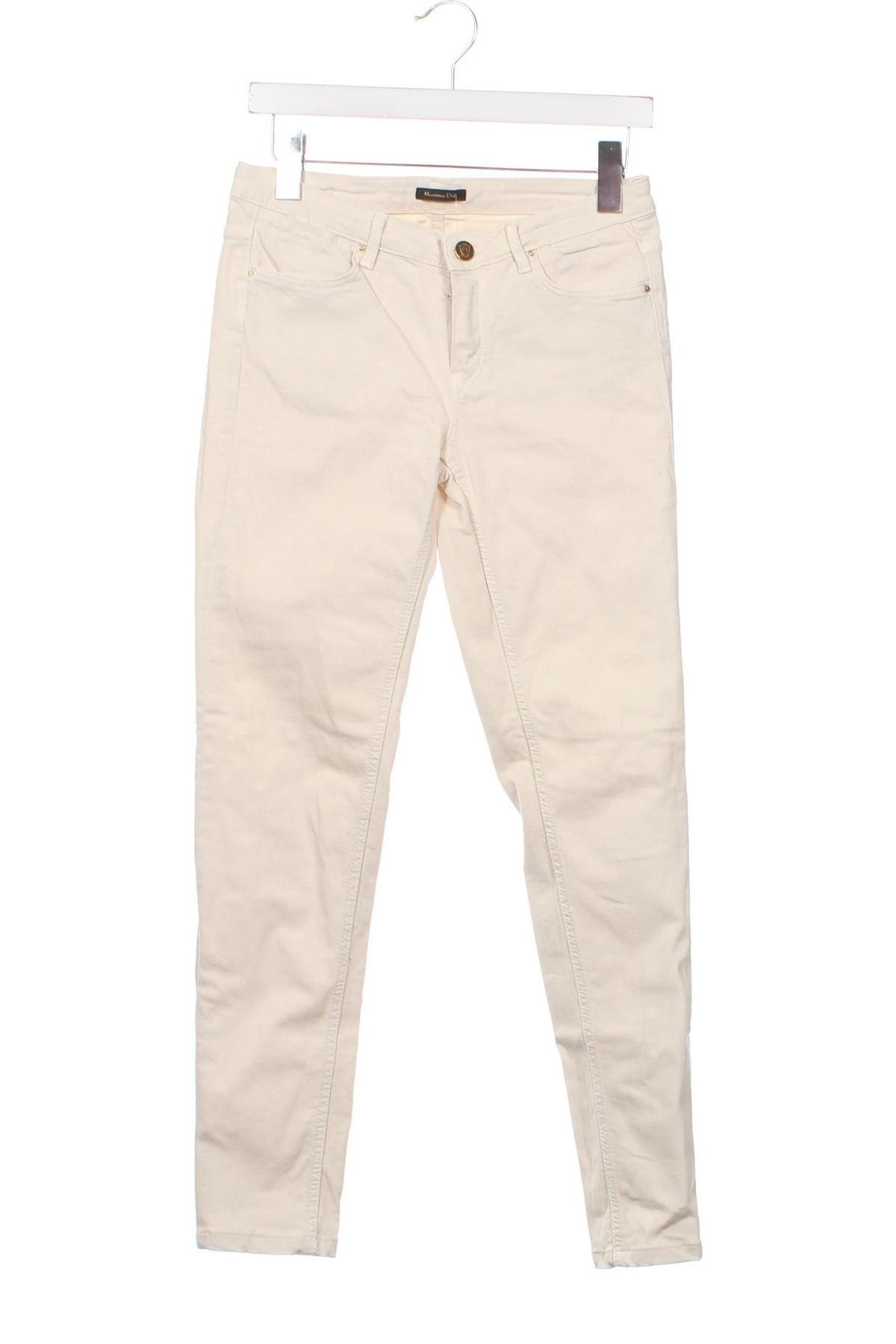 Дамски панталон Massimo Dutti, Размер S, Цвят Бежов, Цена 14,25 лв.