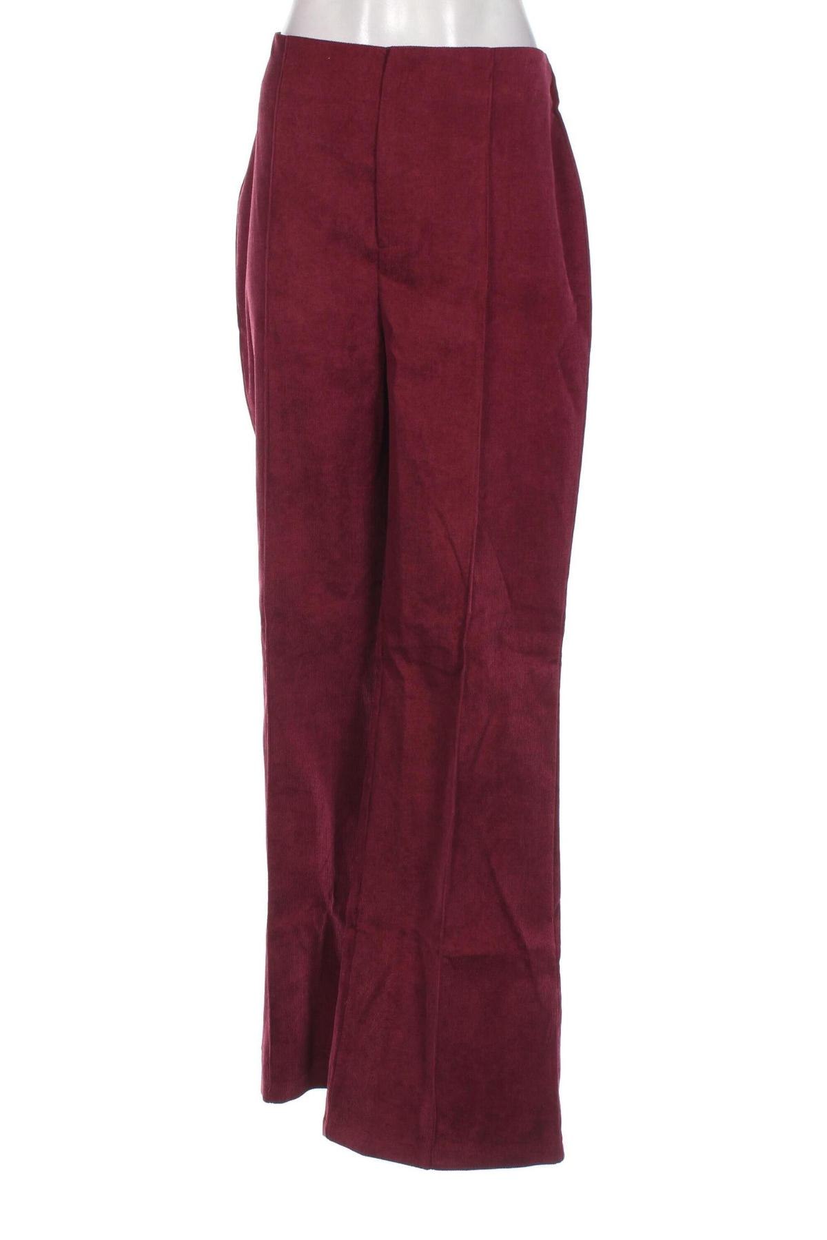 Дамски панталон Missguided, Размер L, Цвят Червен, Цена 14,72 лв.