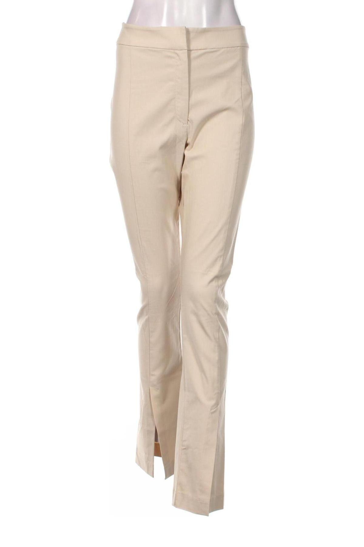 Pantaloni de femei Monki, Mărime XL, Culoare Bej, Preț 45,13 Lei