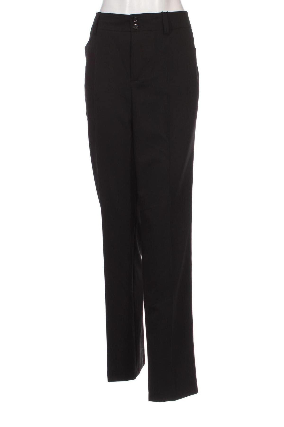 Γυναικείο παντελόνι Oui, Μέγεθος L, Χρώμα Μαύρο, Τιμή 75,26 €