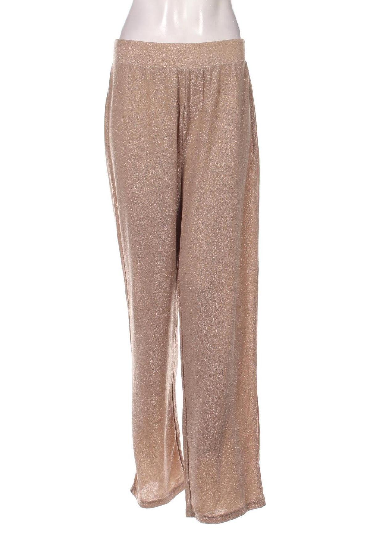 Дамски панталон Pieces, Размер XL, Цвят Бежов, Цена 19,98 лв.