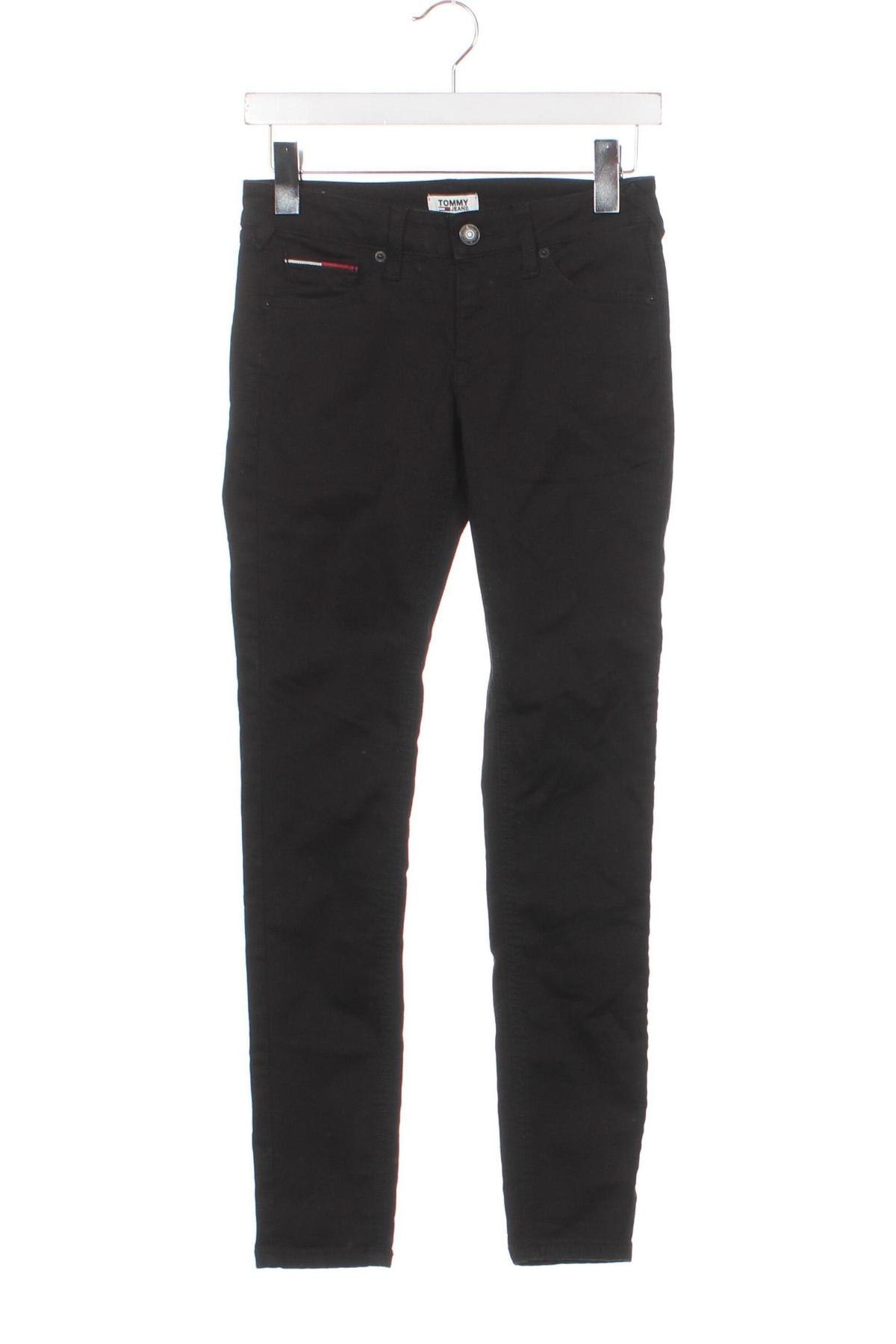 Дамски панталон Tommy Jeans, Размер S, Цвят Черен, Цена 43,93 лв.