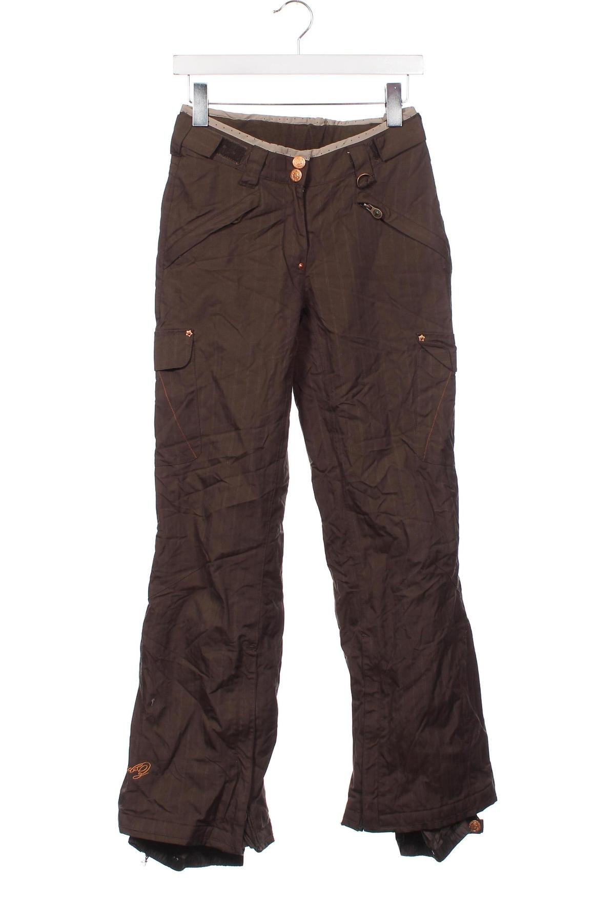 Pantaloni de damă pentru sporturi de iarnă, Mărime S, Culoare Maro, Preț 57,73 Lei