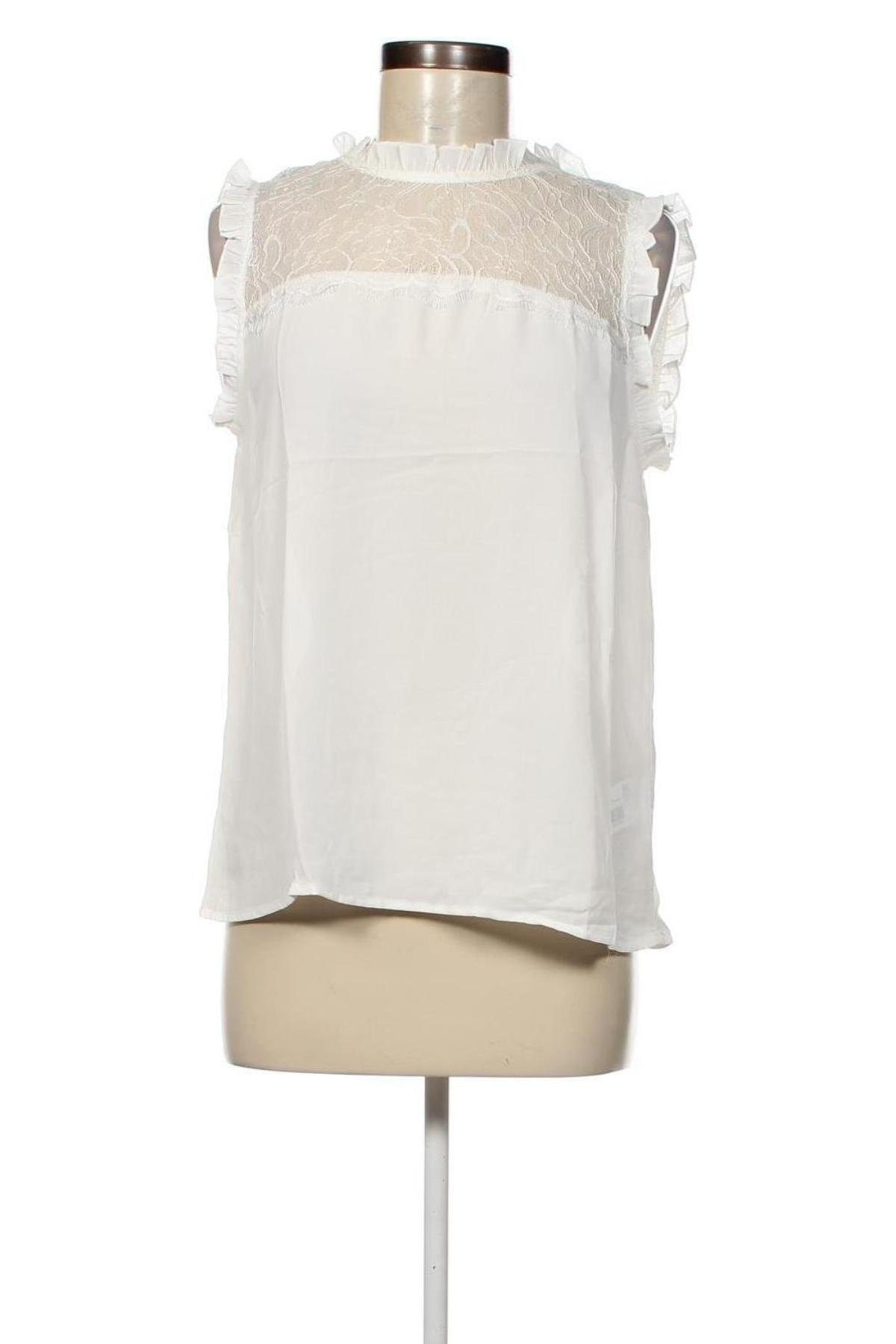 Γυναικείο αμάνικο μπλουζάκι Answear, Μέγεθος L, Χρώμα Λευκό, Τιμή 10,82 €