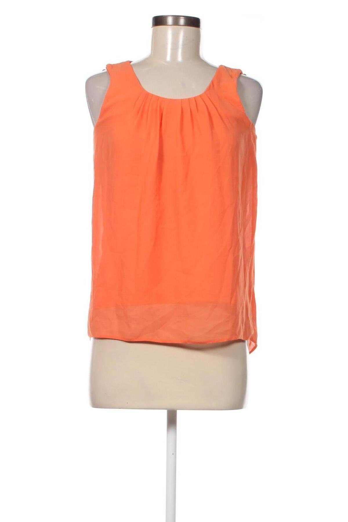 Γυναικείο αμάνικο μπλουζάκι Clockhouse, Μέγεθος XS, Χρώμα Πορτοκαλί, Τιμή 2,65 €