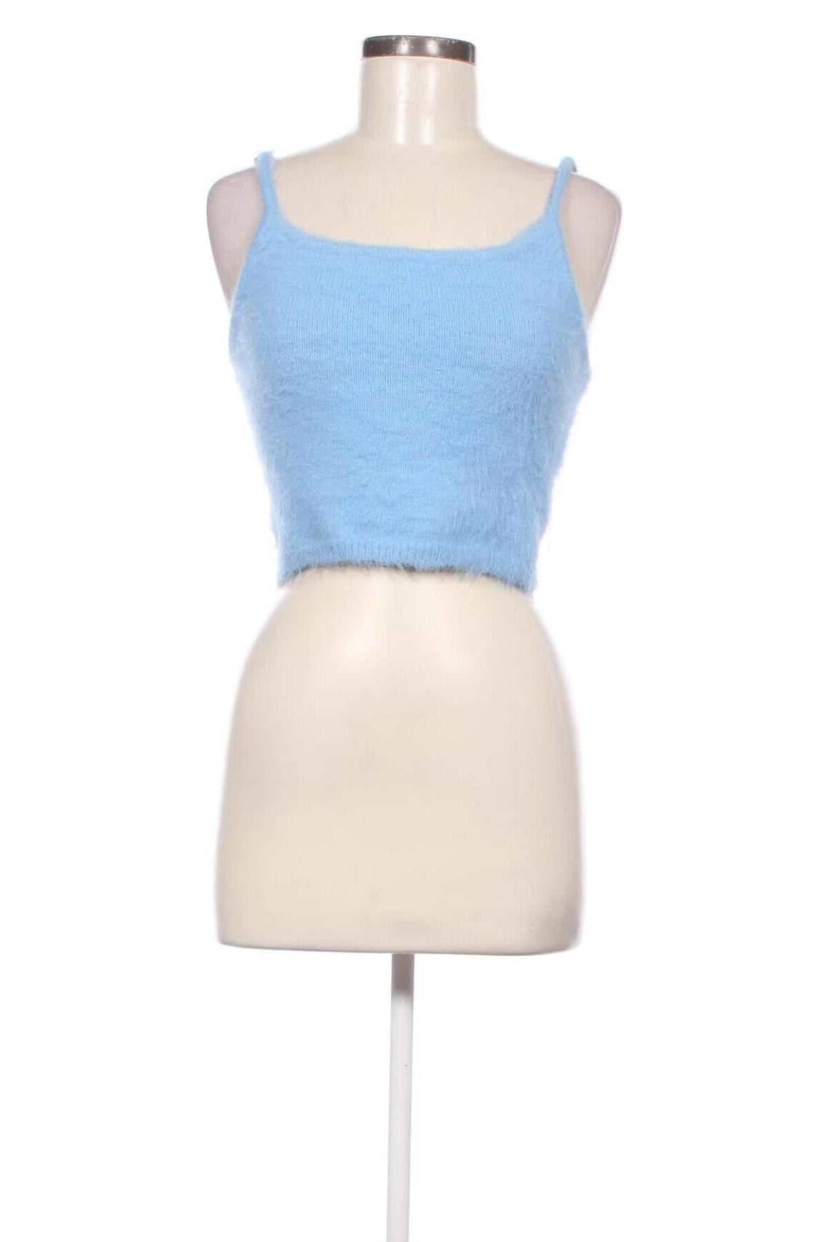 Γυναικείο αμάνικο μπλουζάκι Fb Sister, Μέγεθος S, Χρώμα Μπλέ, Τιμή 3,14 €