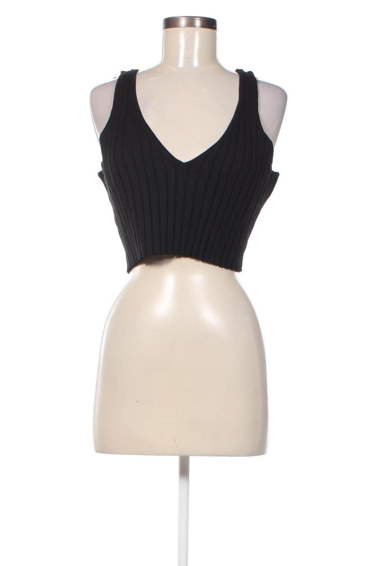 Γυναικείο αμάνικο μπλουζάκι Monki, Μέγεθος XL, Χρώμα Μαύρο, Τιμή 8,81 €
