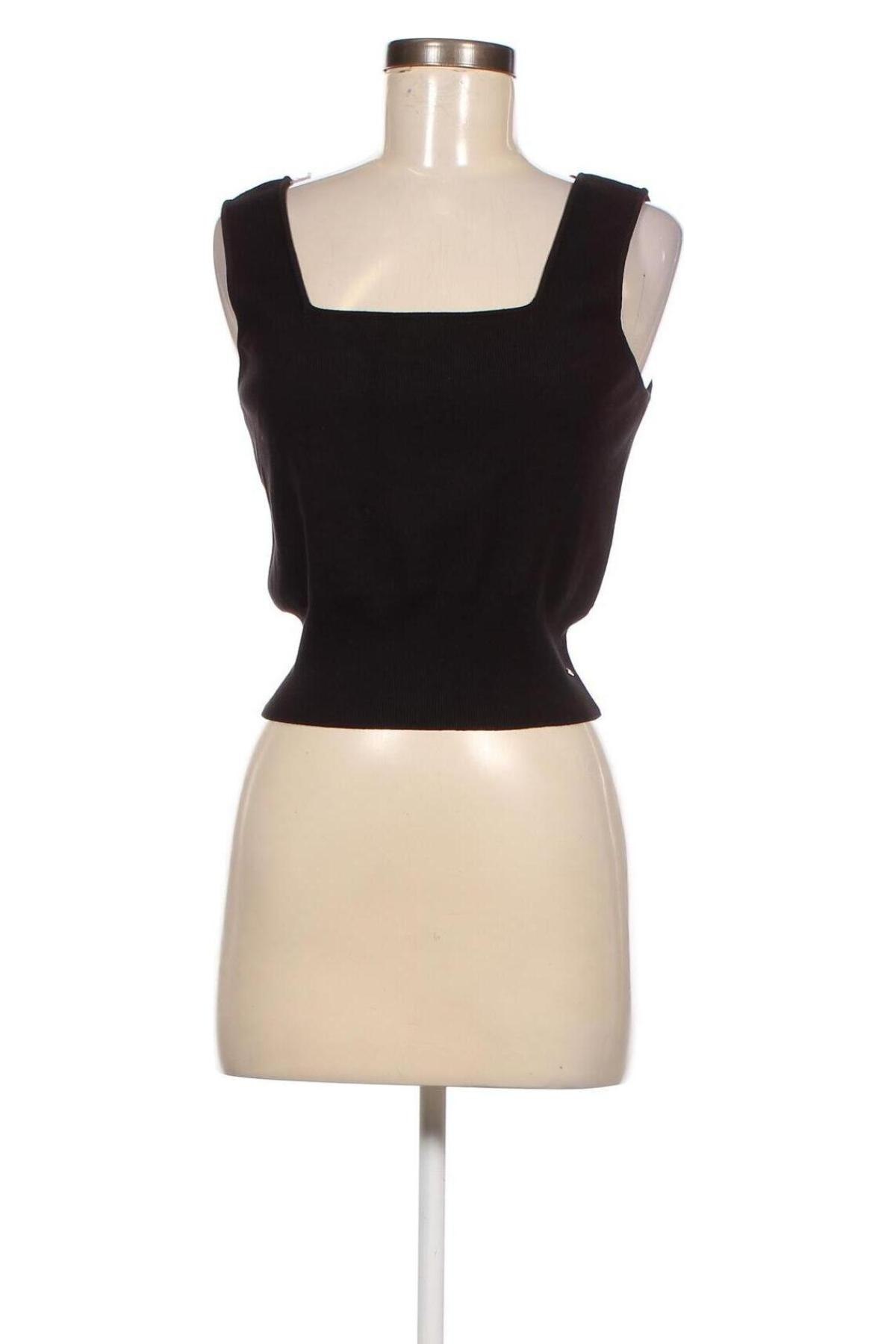 Γυναικείο αμάνικο μπλουζάκι Morgan, Μέγεθος L, Χρώμα Μαύρο, Τιμή 14,95 €