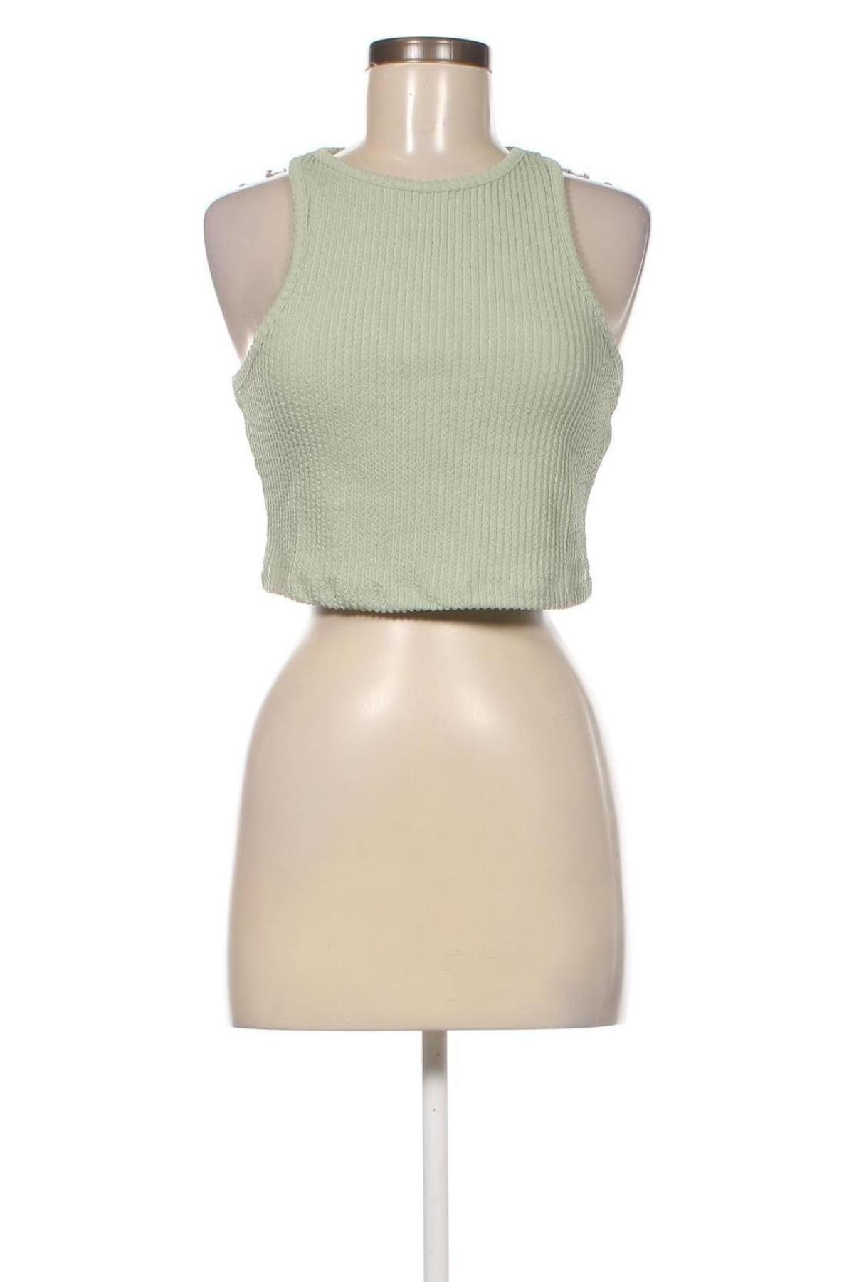 Tricou de damă NA-KD, Mărime XL, Culoare Verde, Preț 31,48 Lei