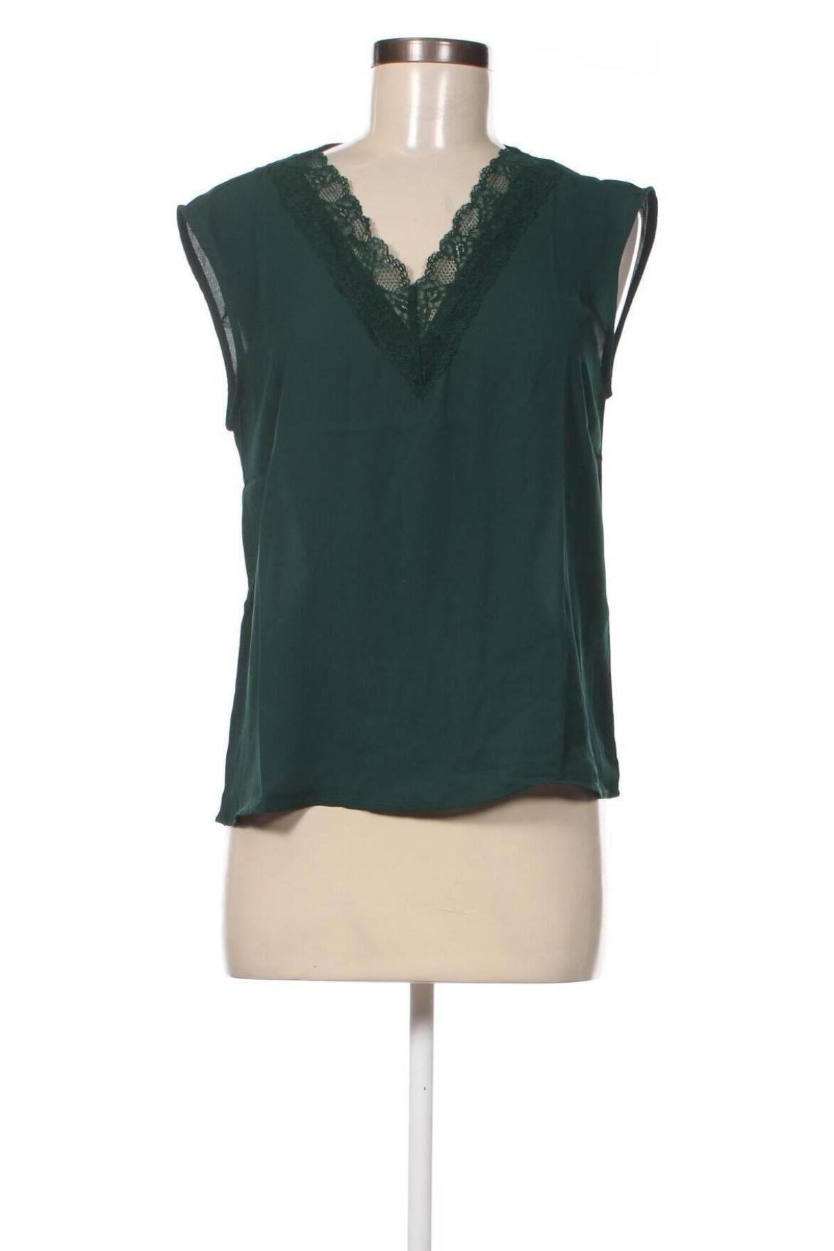 Damska koszulka na ramiączkach Vero Moda, Rozmiar XS, Kolor Zielony, Cena 32,39 zł