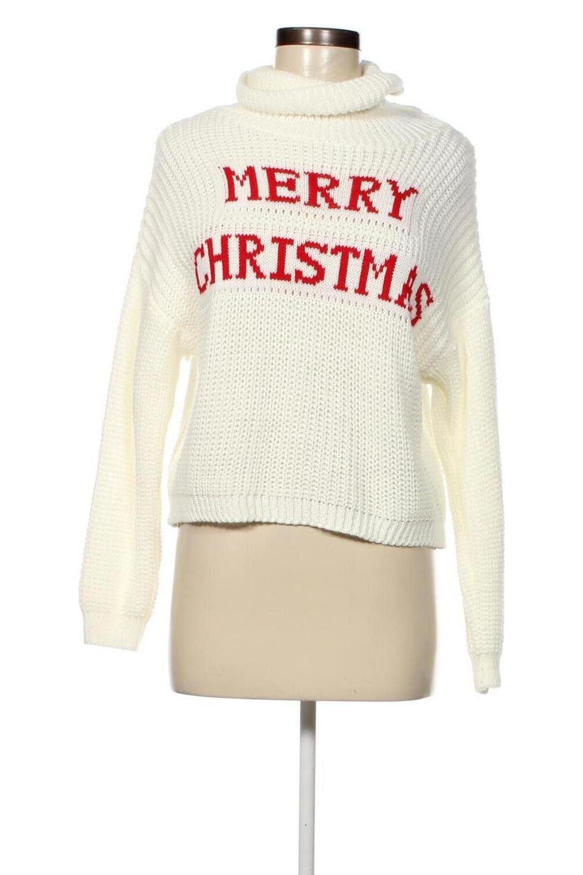 Дамски пуловер, Размер S, Цвят Бял, Цена 29,01 лв.