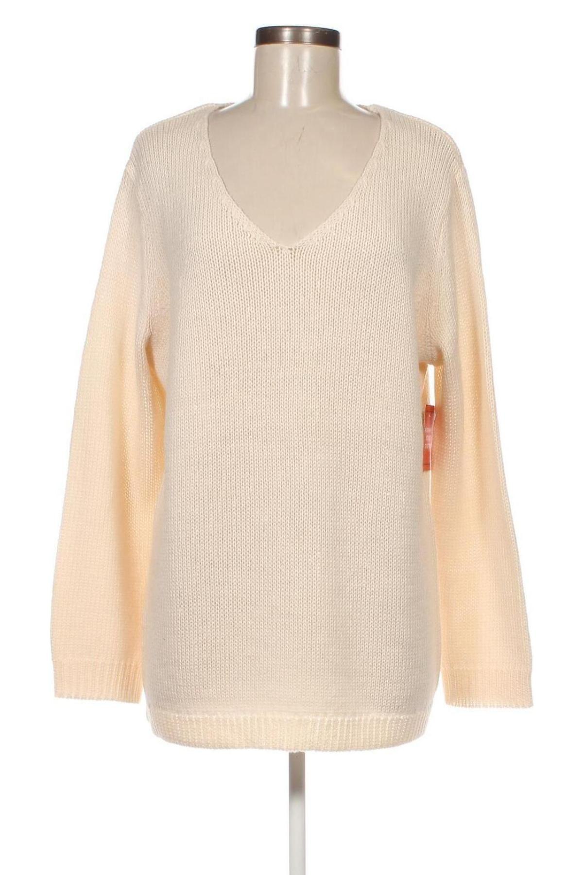 Damenpullover ANNI FOR FRIENDS, Größe XL, Farbe Beige, Preis 27,22 €