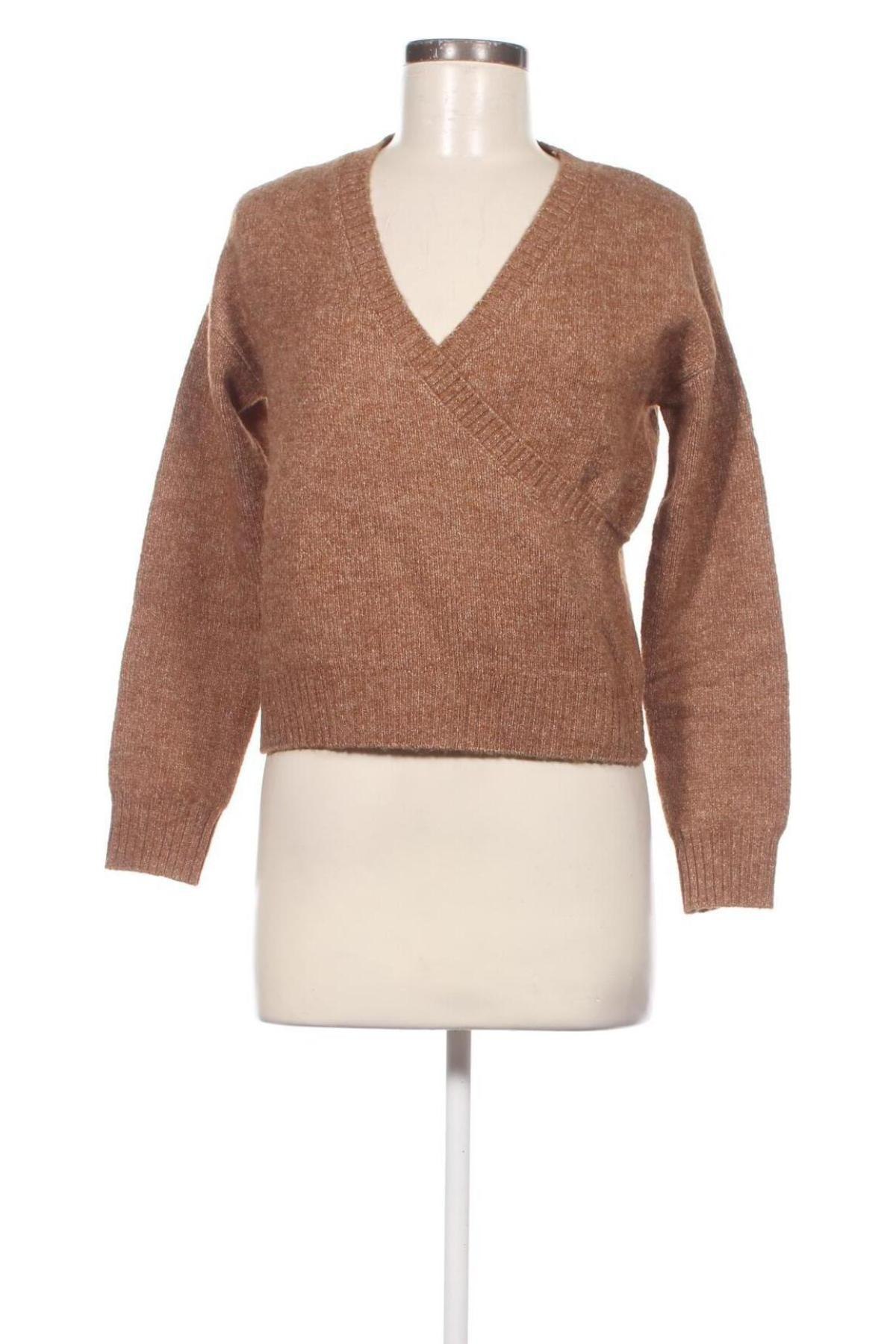 Дамски пуловер Anna Field, Размер S, Цвят Кафяв, Цена 15,18 лв.