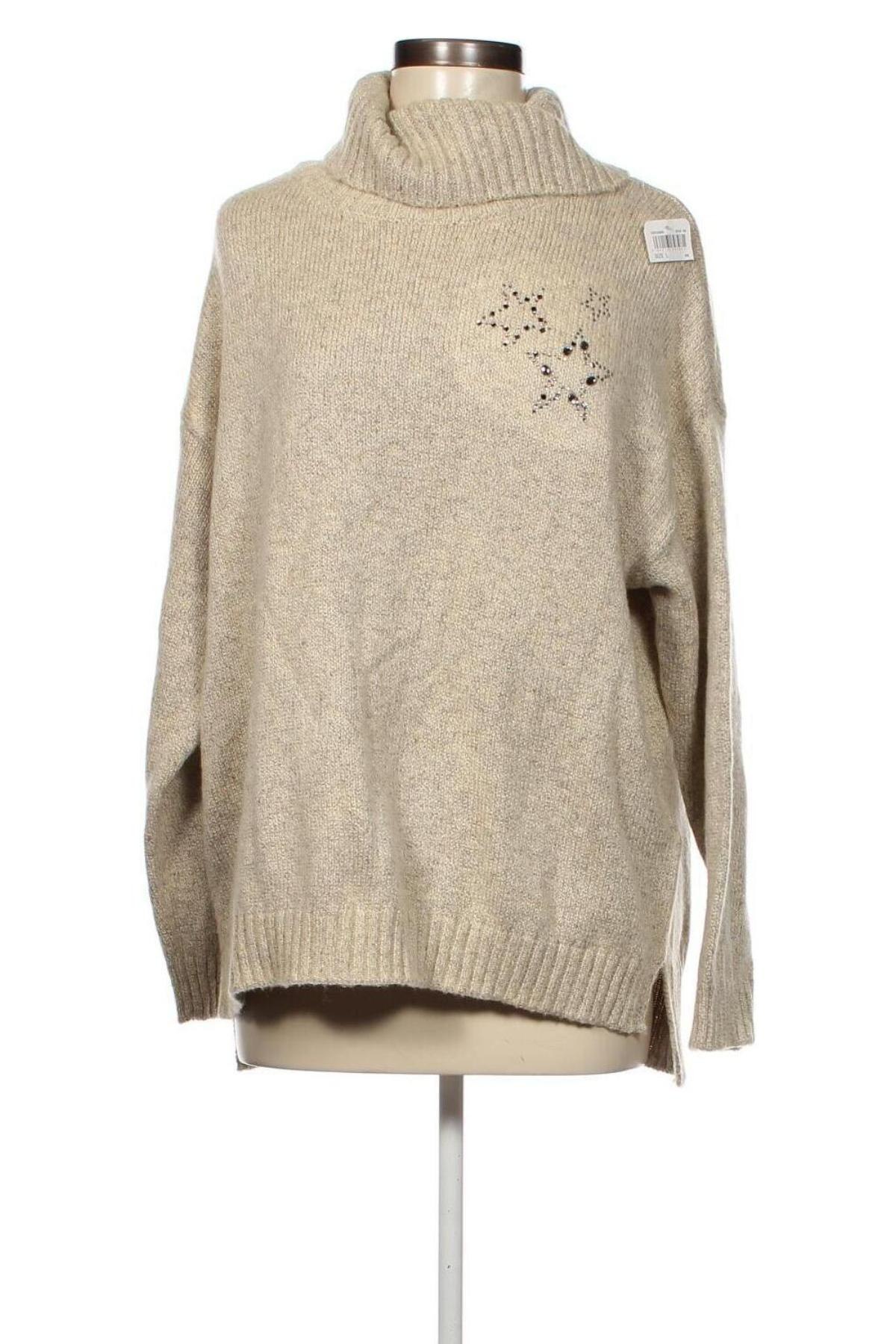 Дамски пуловер Bonita, Размер L, Цвят Бежов, Цена 11,60 лв.