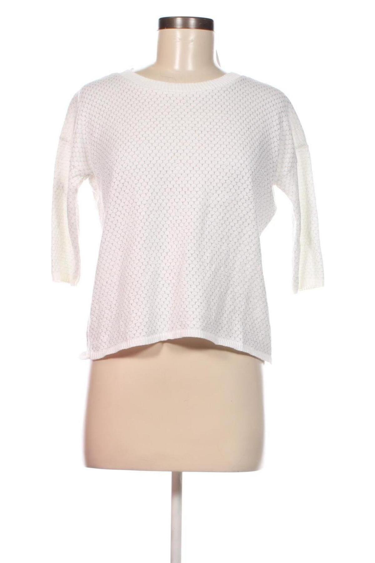 Γυναικείο πουλόβερ Cache Cache, Μέγεθος M, Χρώμα Λευκό, Τιμή 3,73 €