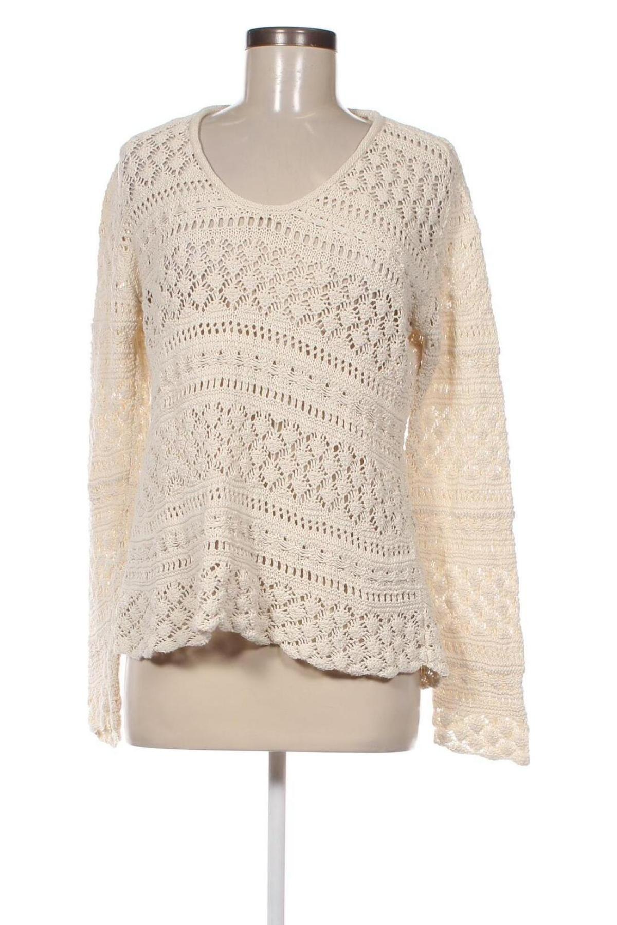 Дамски пуловер Deerberg, Размер M, Цвят Екрю, Цена 44,00 лв.