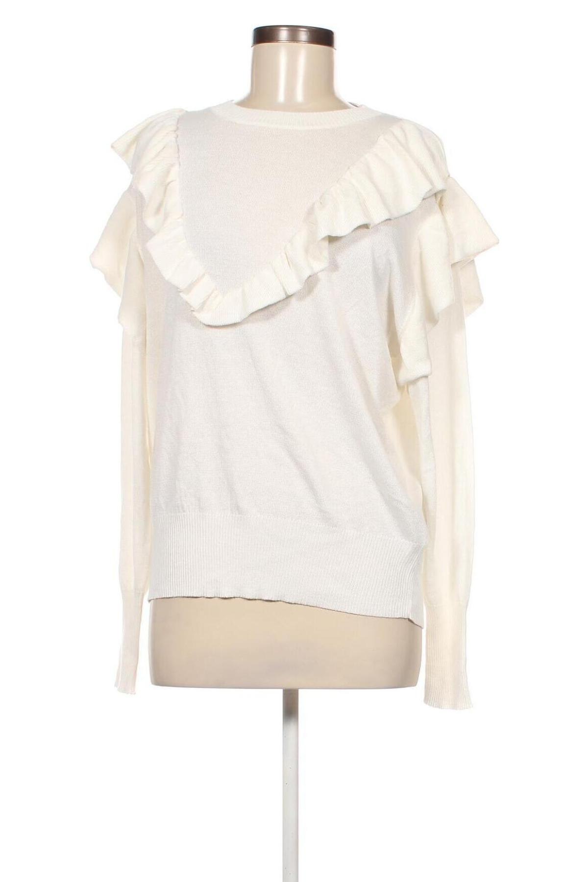 Дамски пуловер Jacqueline De Yong, Размер XL, Цвят Бял, Цена 34,50 лв.