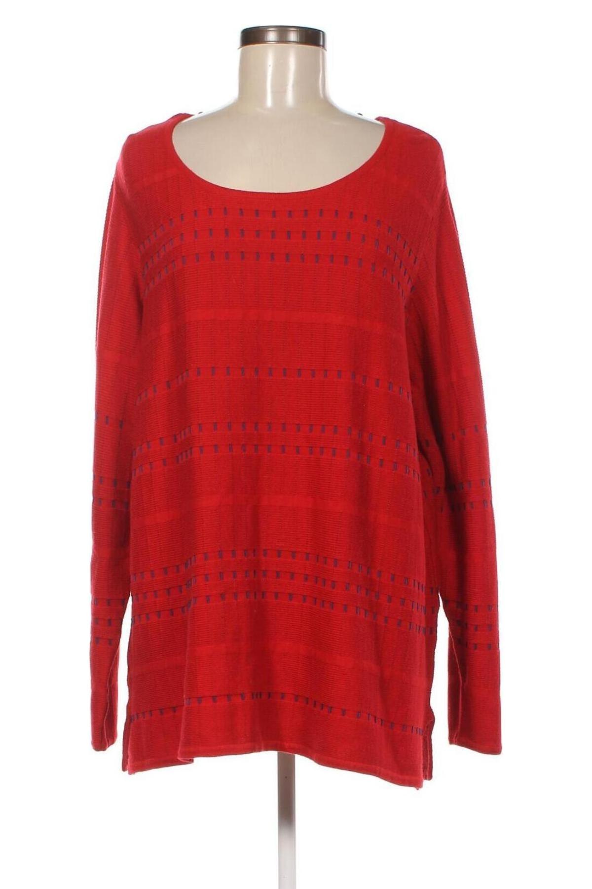 Damenpullover Laura Torelli, Größe XXL, Farbe Rot, Preis 20,18 €