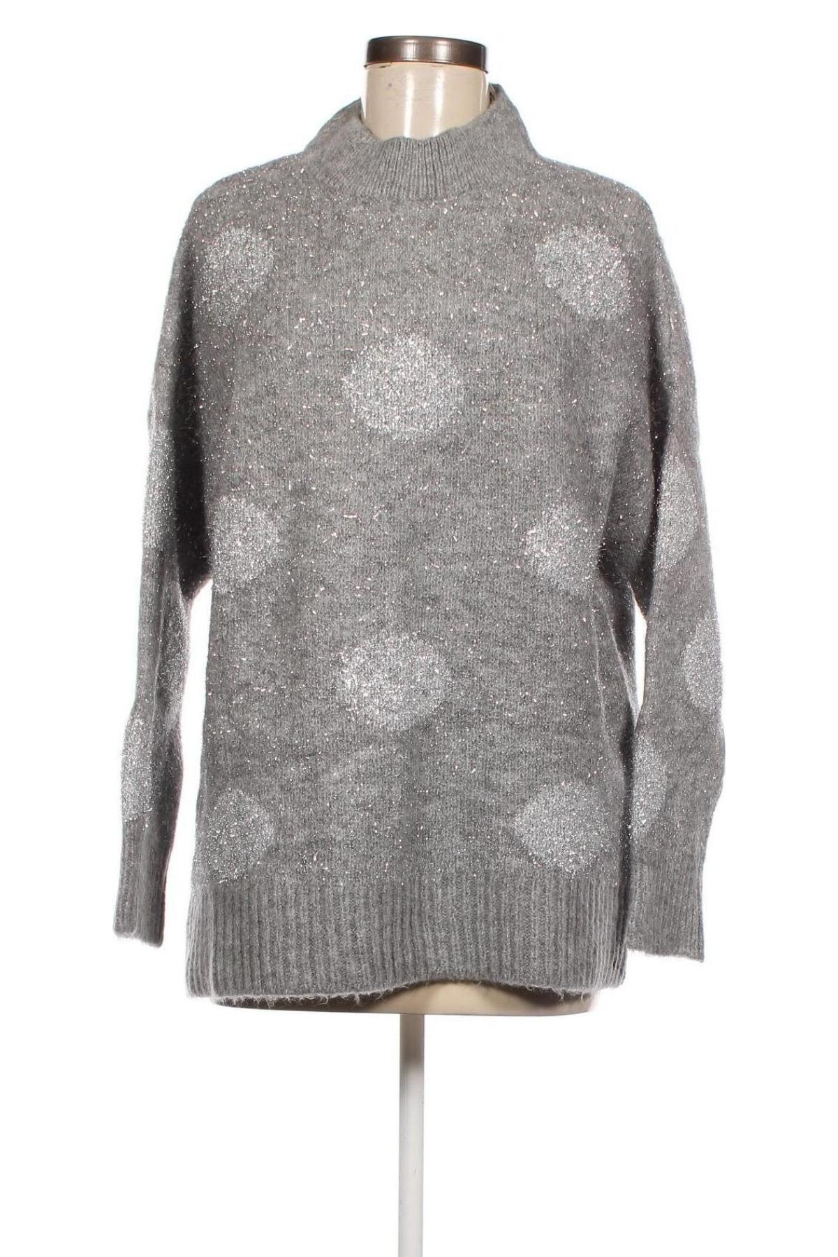 Дамски пуловер Linea Tesini, Размер M, Цвят Сив, Цена 11,89 лв.