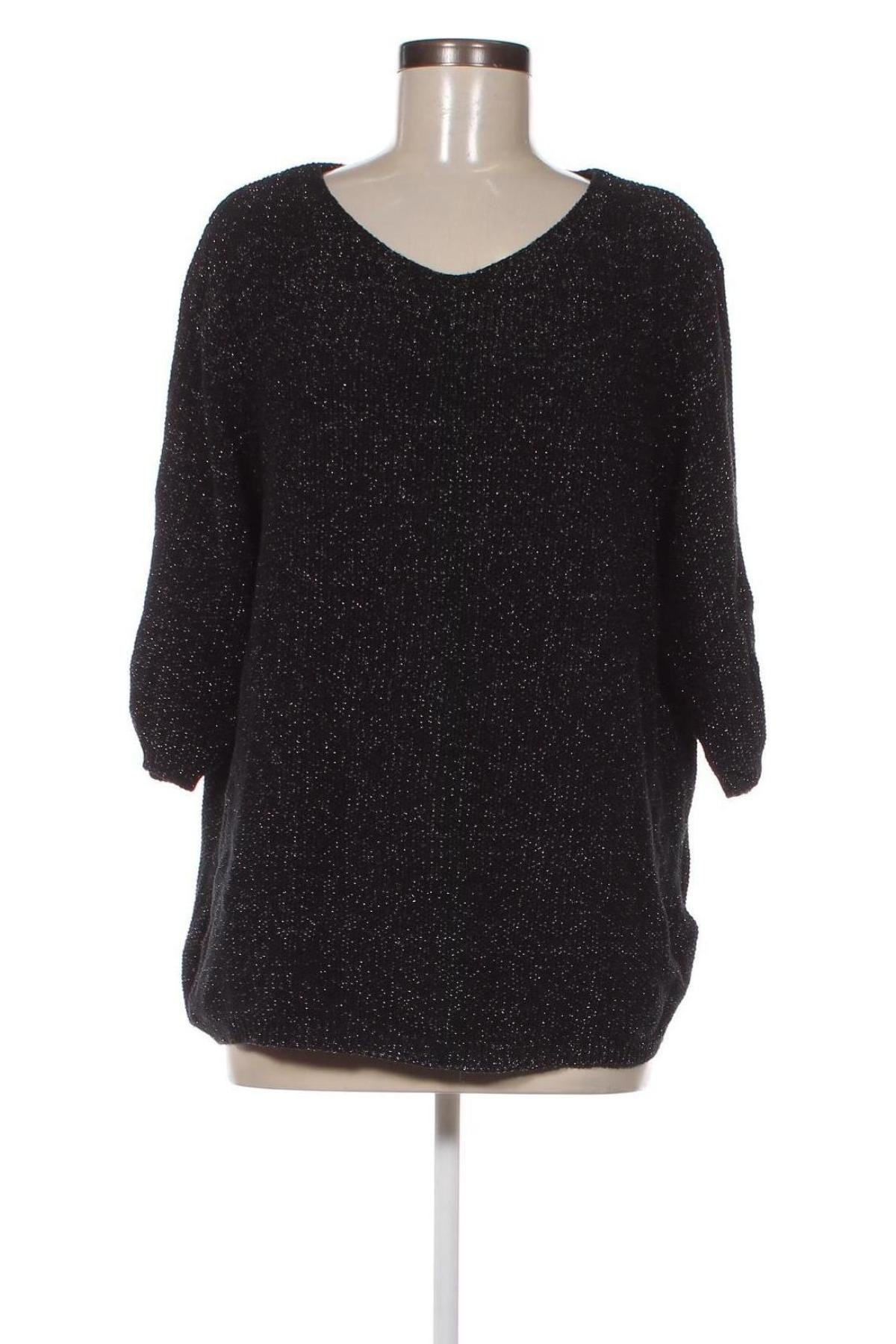 Дамски пуловер Maxi Blue, Размер XXL, Цвят Черен, Цена 29,00 лв.