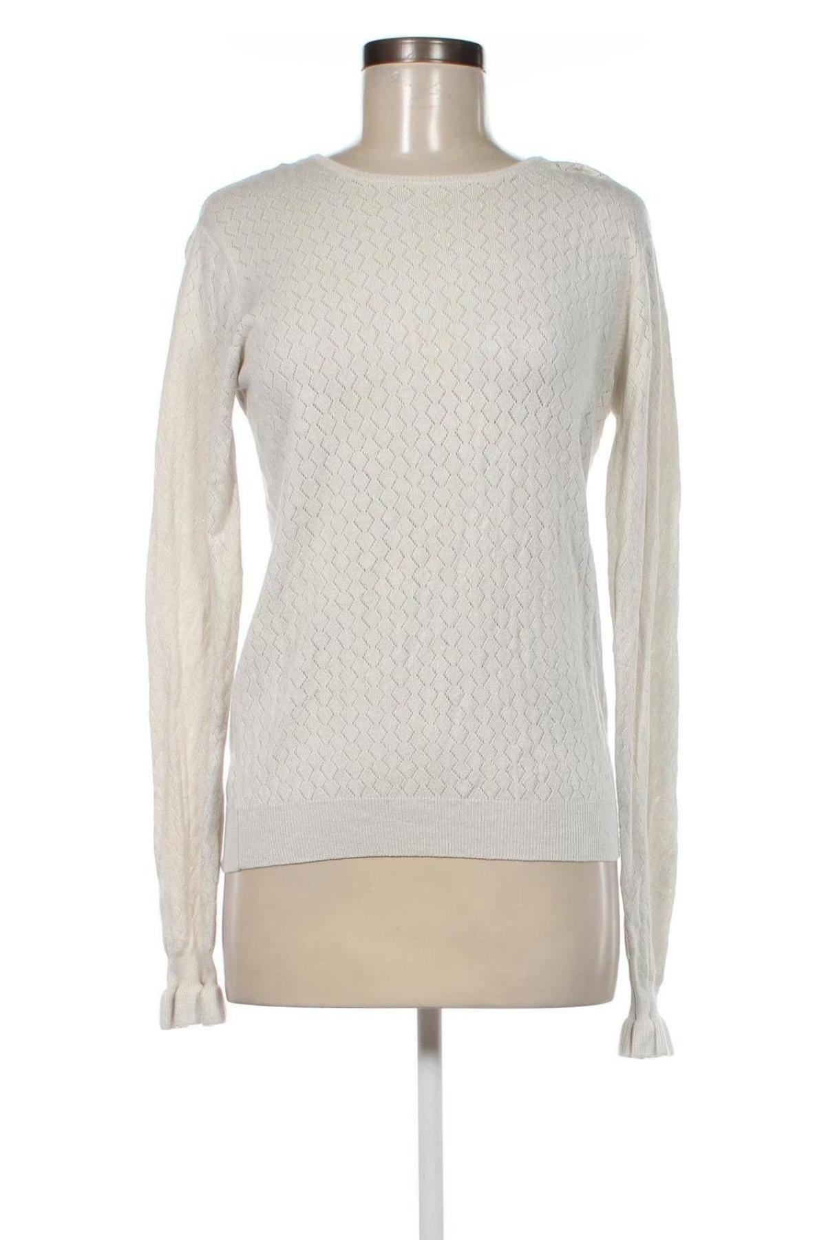 Γυναικείο πουλόβερ Numph, Μέγεθος M, Χρώμα Εκρού, Τιμή 12,61 €