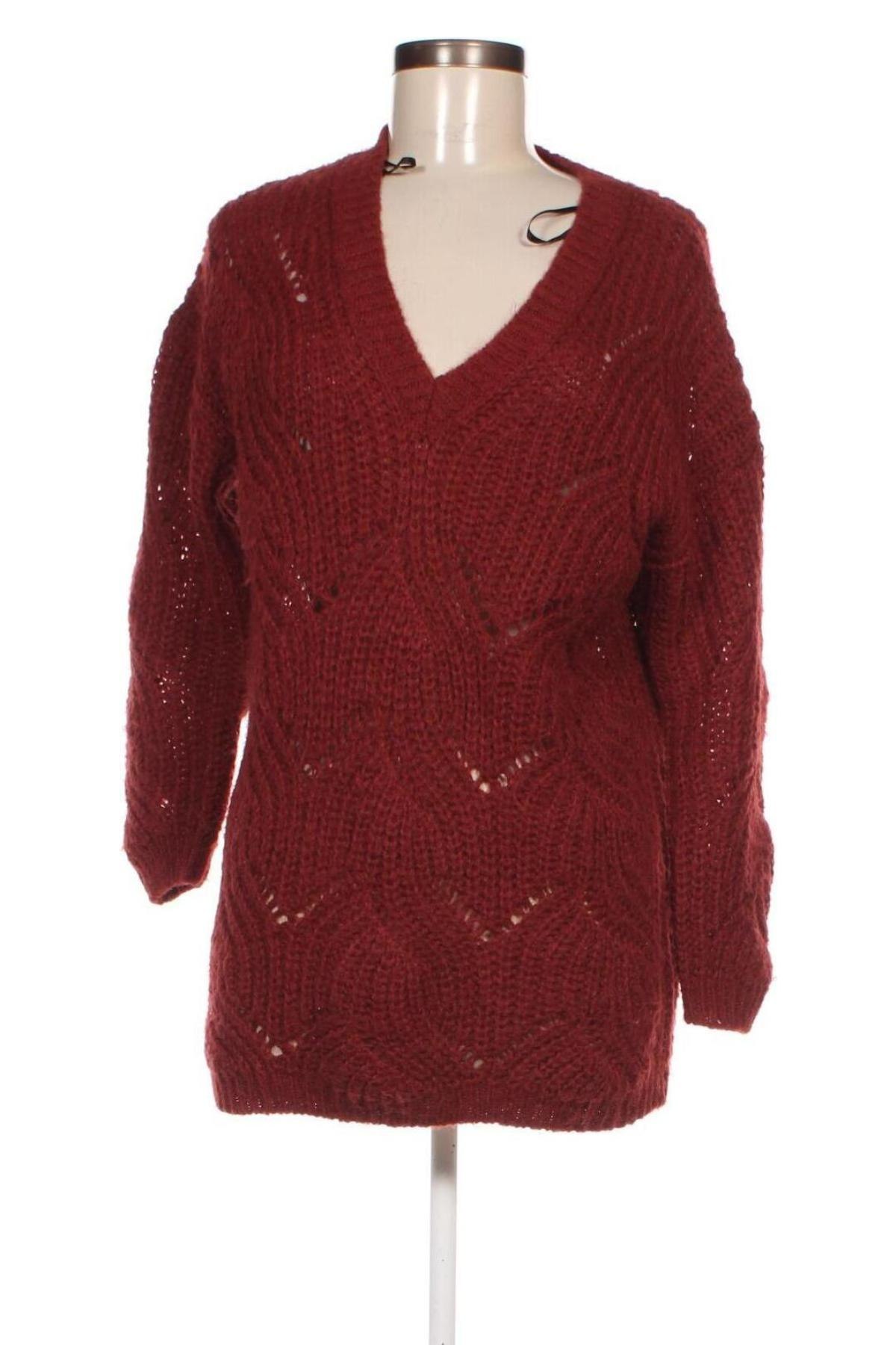 Дамски пуловер ONLY, Размер S, Цвят Червен, Цена 6,60 лв.