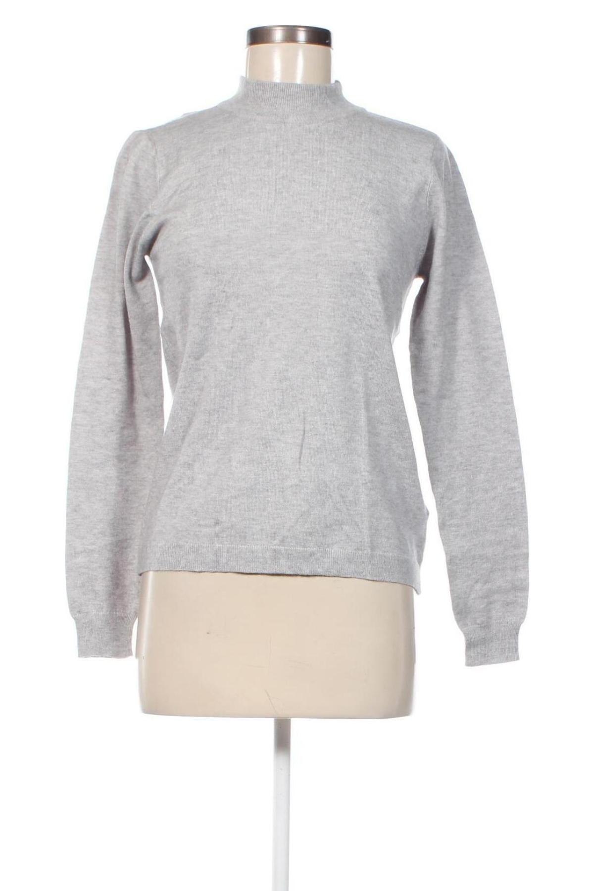 Γυναικείο πουλόβερ Object, Μέγεθος L, Χρώμα Γκρί, Τιμή 11,21 €