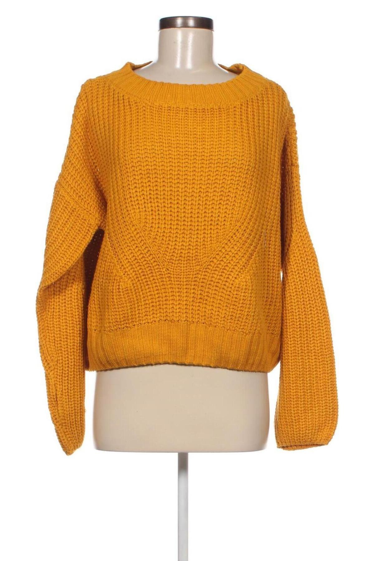 Дамски пуловер Page One, Размер L, Цвят Жълт, Цена 7,25 лв.