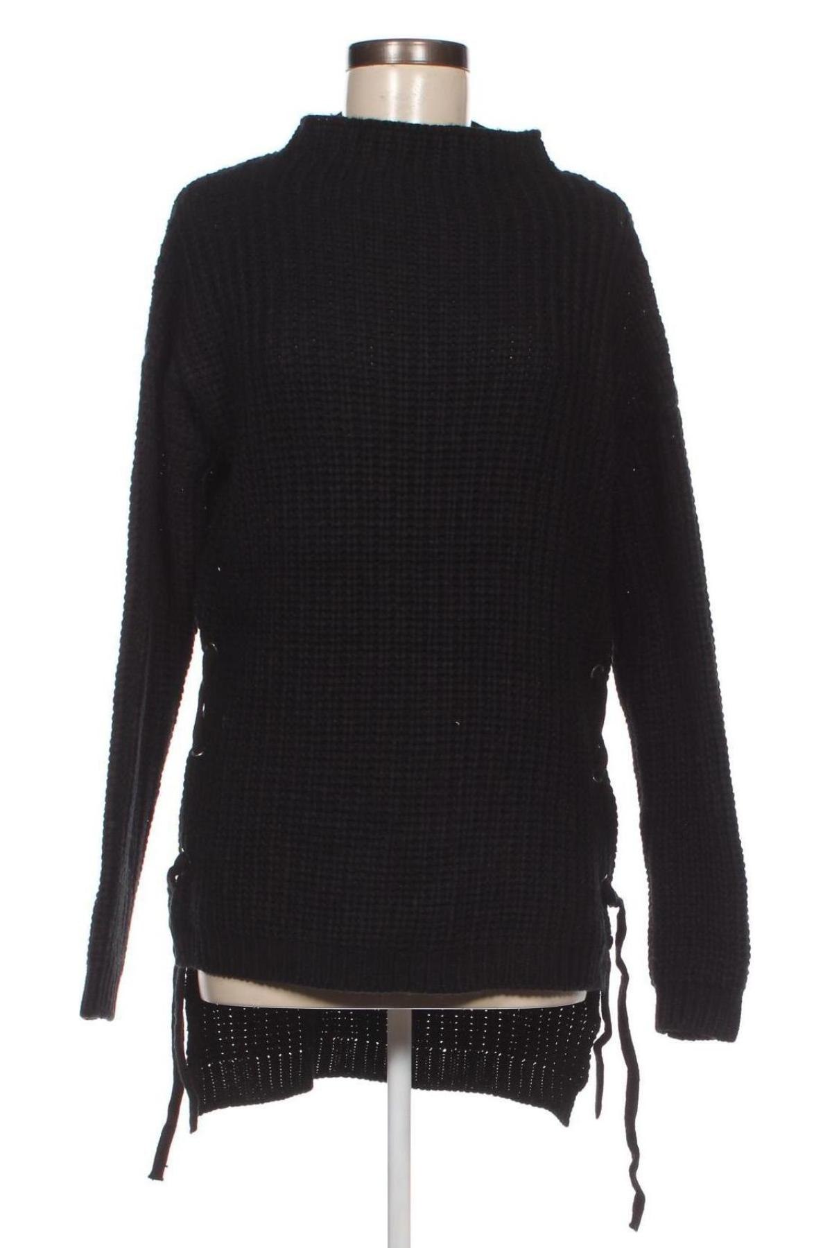 Γυναικείο πουλόβερ Piazza Italia, Μέγεθος L, Χρώμα Μαύρο, Τιμή 7,36 €