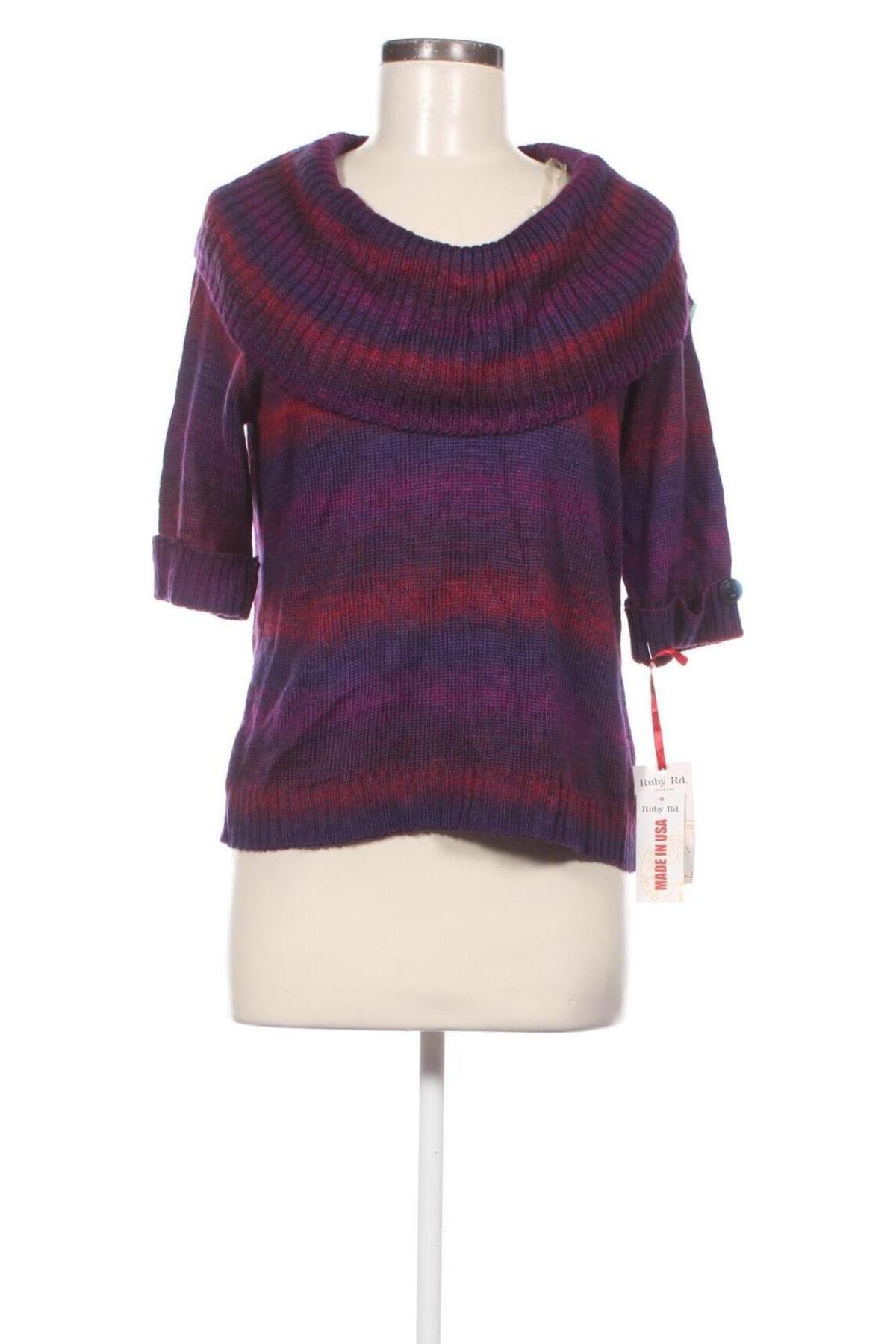 Γυναικείο πουλόβερ Ruby Rd., Μέγεθος L, Χρώμα Πολύχρωμο, Τιμή 25,65 €