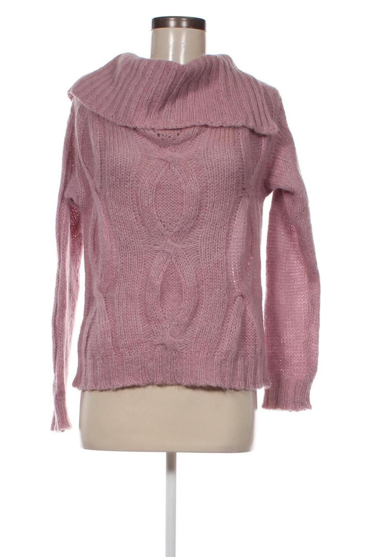 Дамски пуловер Sisley, Размер M, Цвят Розов, Цена 19,80 лв.